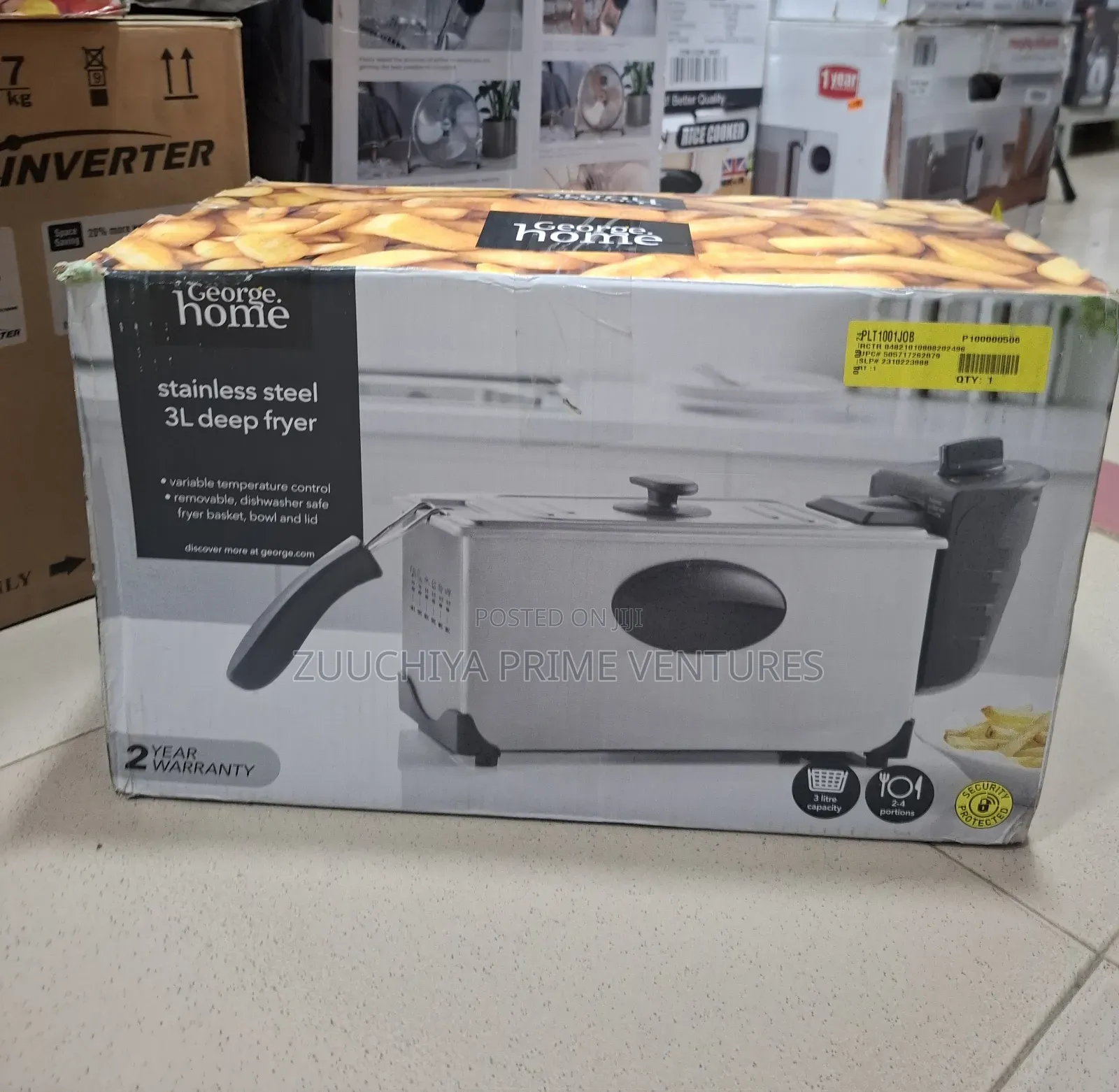 3.L George Home Deep Fryer From Uk