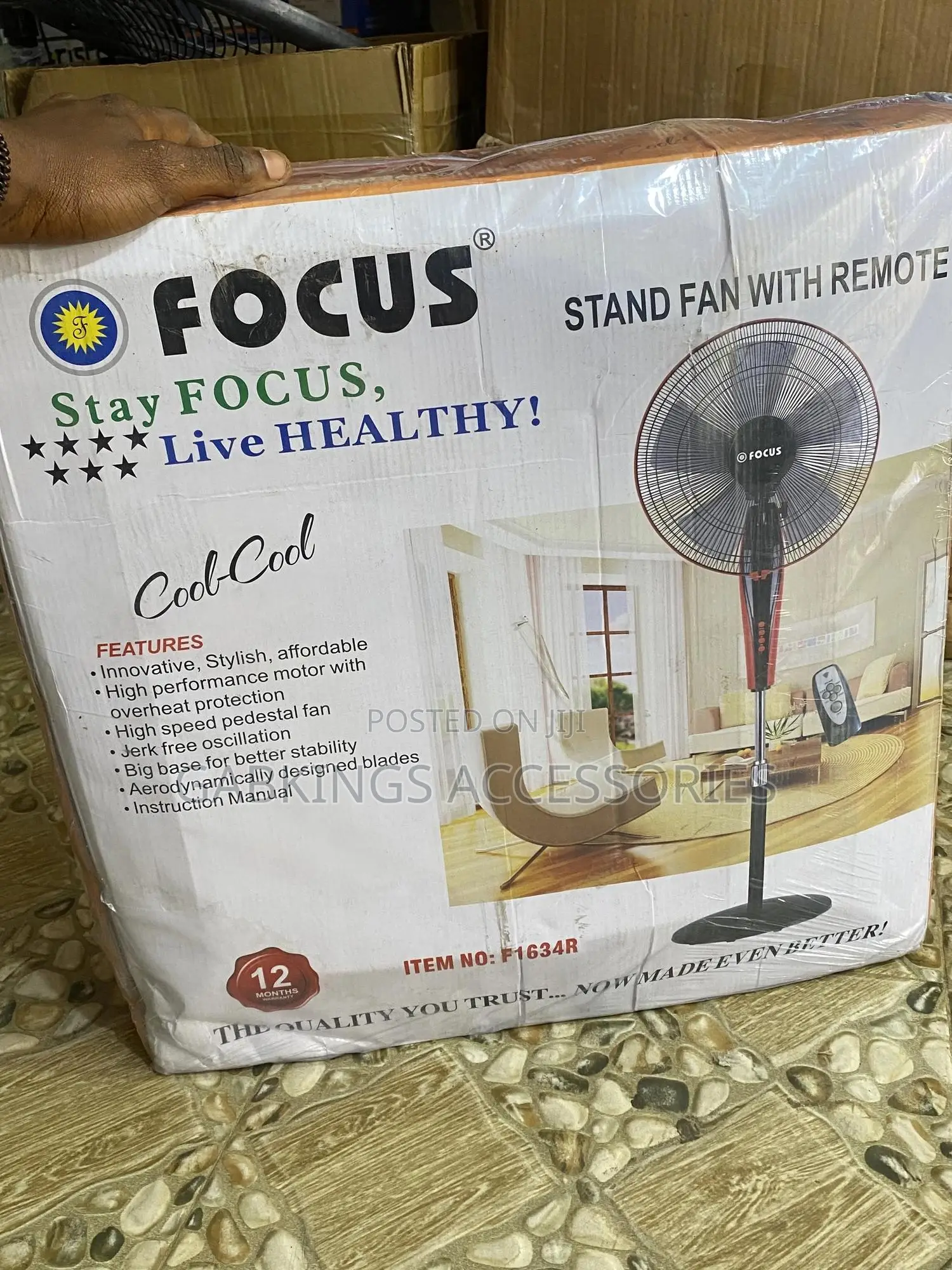 Focus Standing Fan