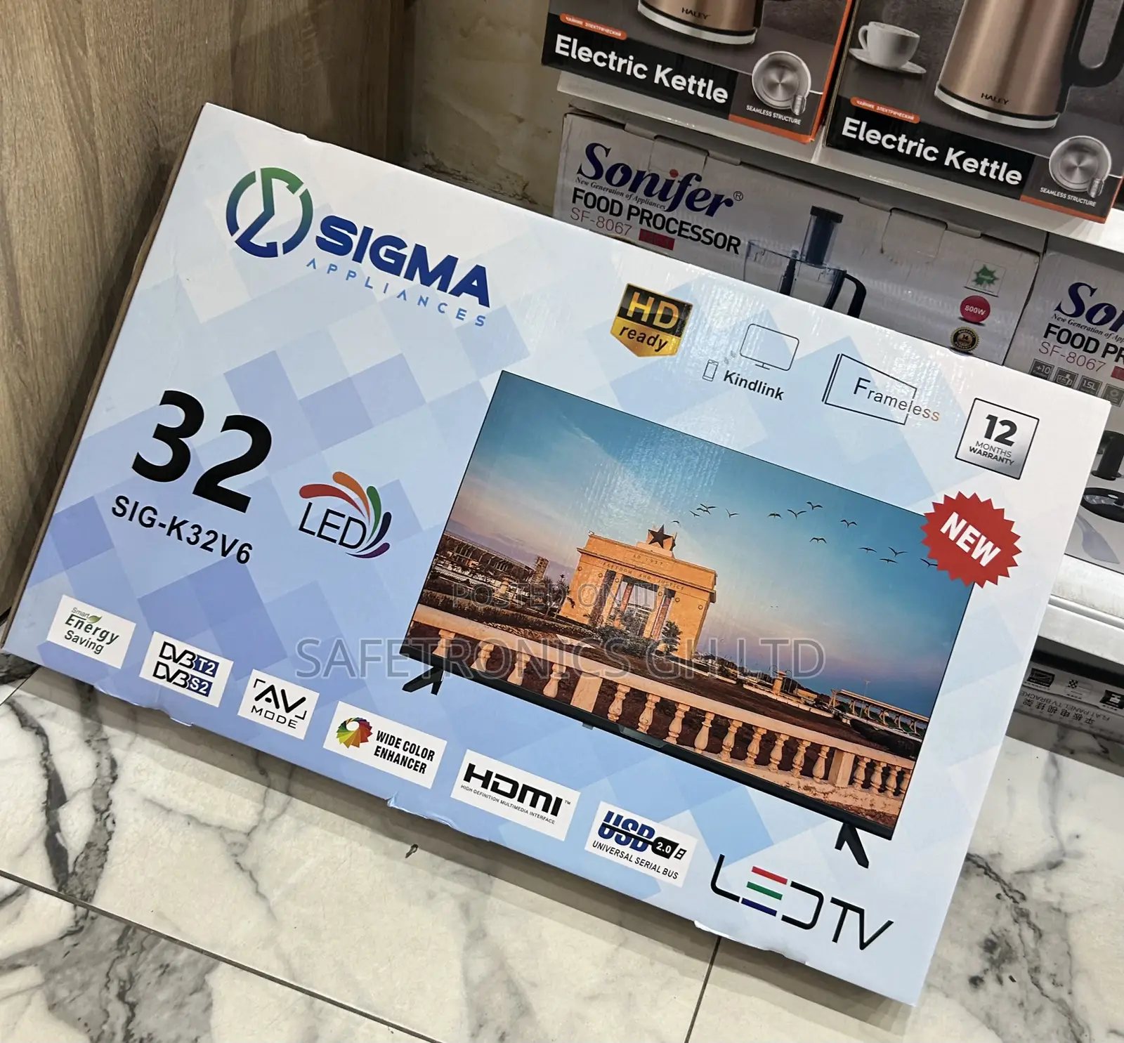Grab Frameless Full Hd Sigma 32 Inch Reliable Sig-K32v6 Tv