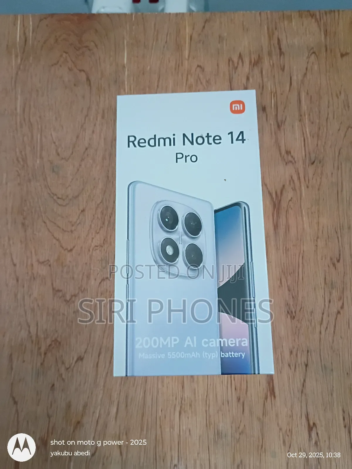 New Xiaomi Redmi Note 14 Pro 256 GB Black
