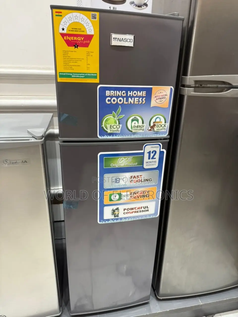 Quality Nasco 112 Litres Top Mount Freezer - Nasf2-13s