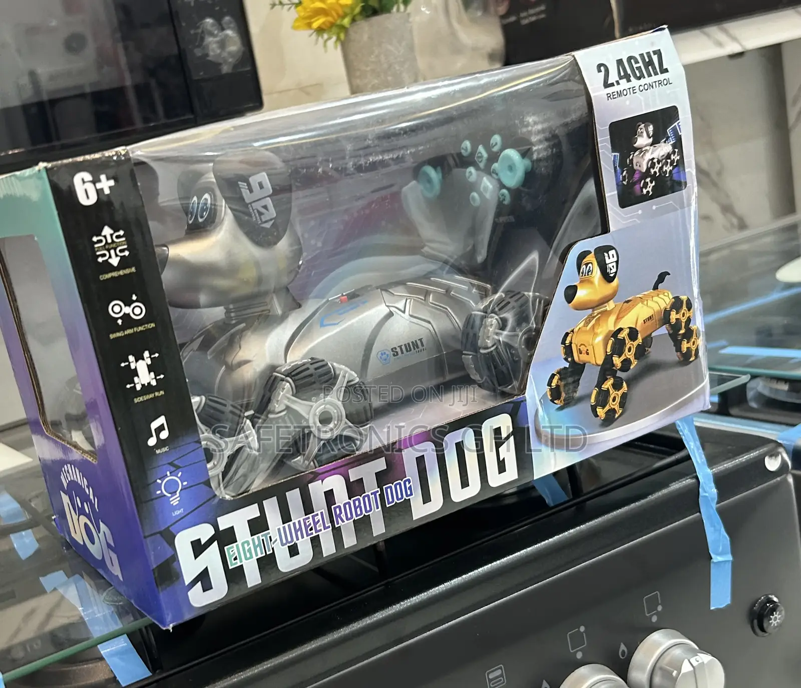Get Affordable Grey Stunt Smart Robot Dog With Voice Recognition