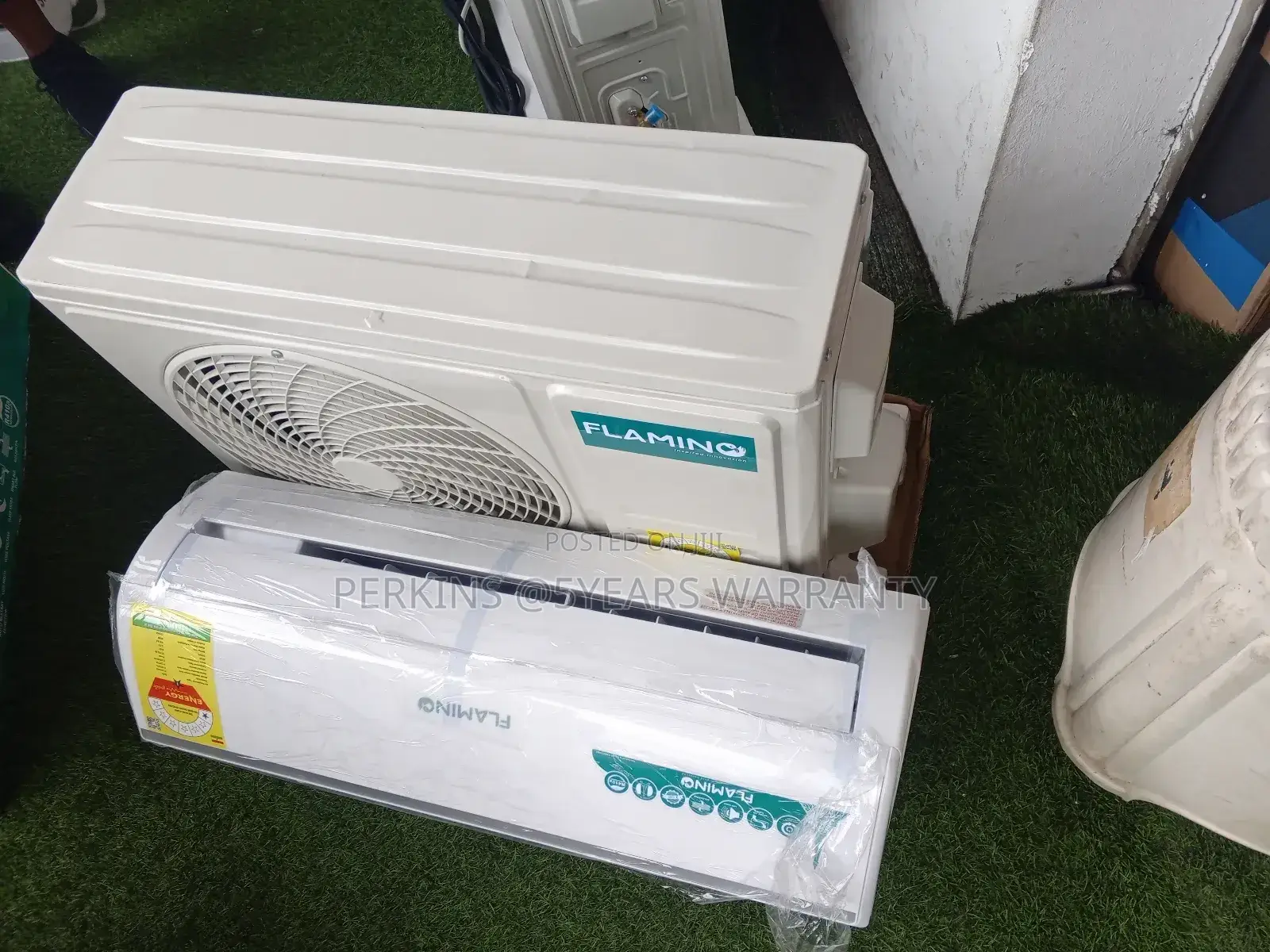 Flamino Portable Outdoor and Indoor Unit Set Air Conditioner