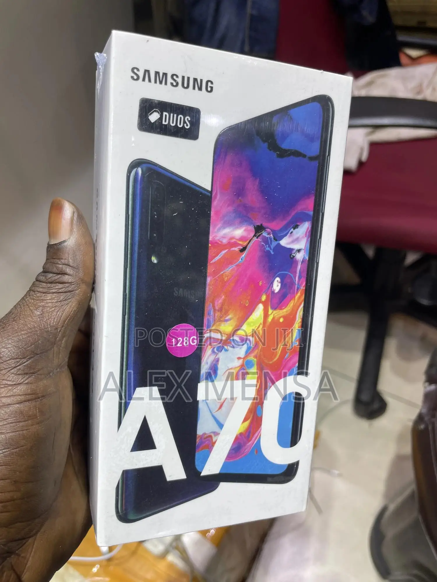 New Samsung Galaxy A70 128 GB Blue