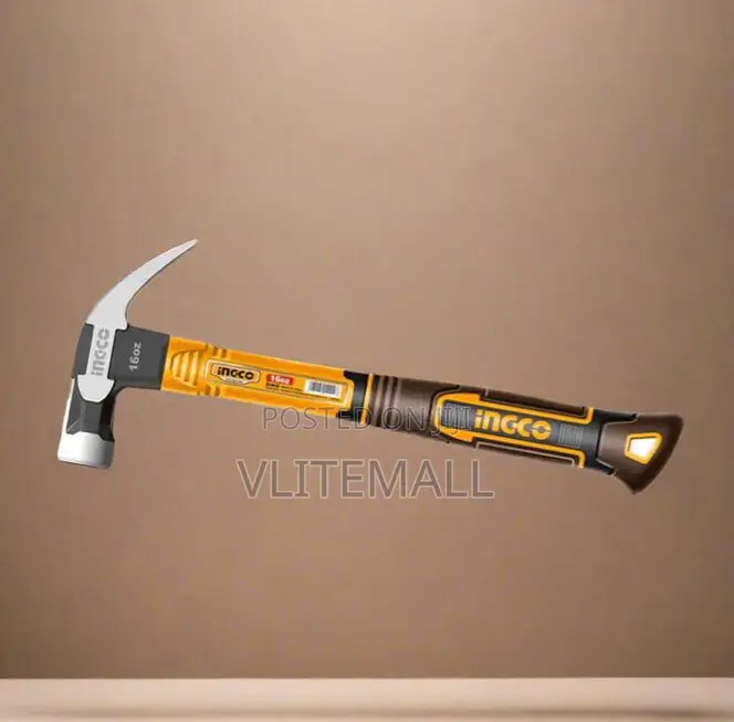 Ingco Claw Hammer 450g With Fiberglass Handle - Hch81016