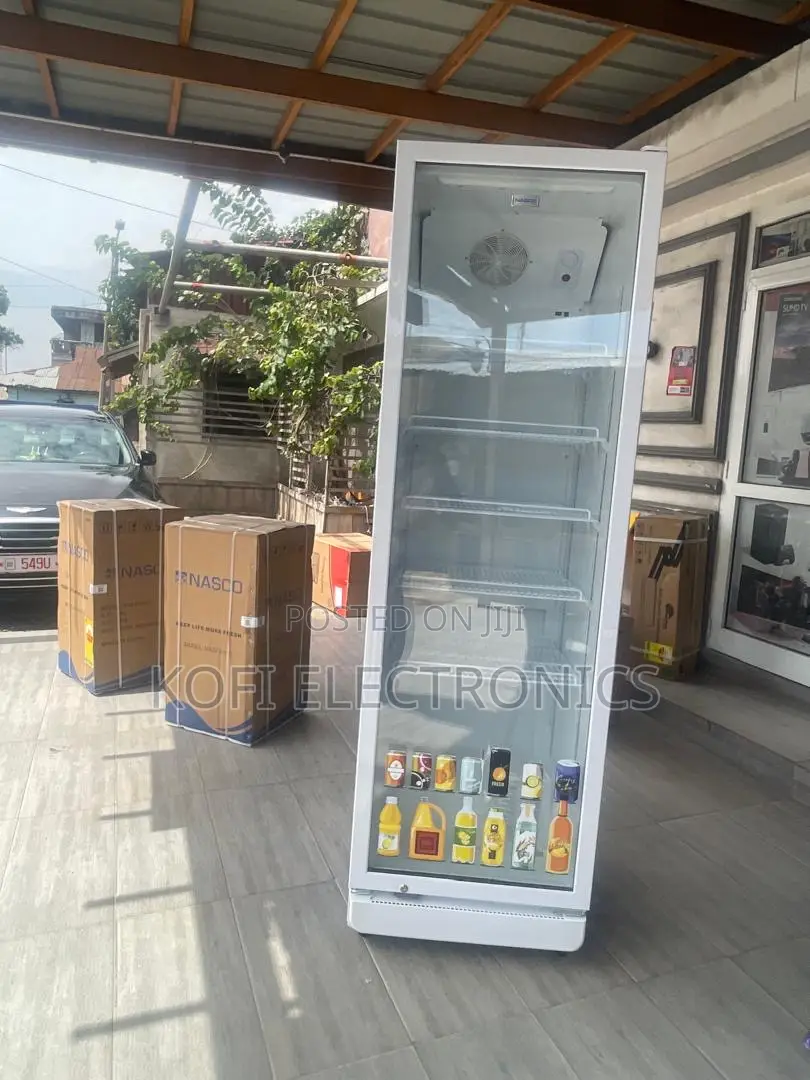 Nasco 1-Door Display 360l Fridge the Crystal Chill Edition