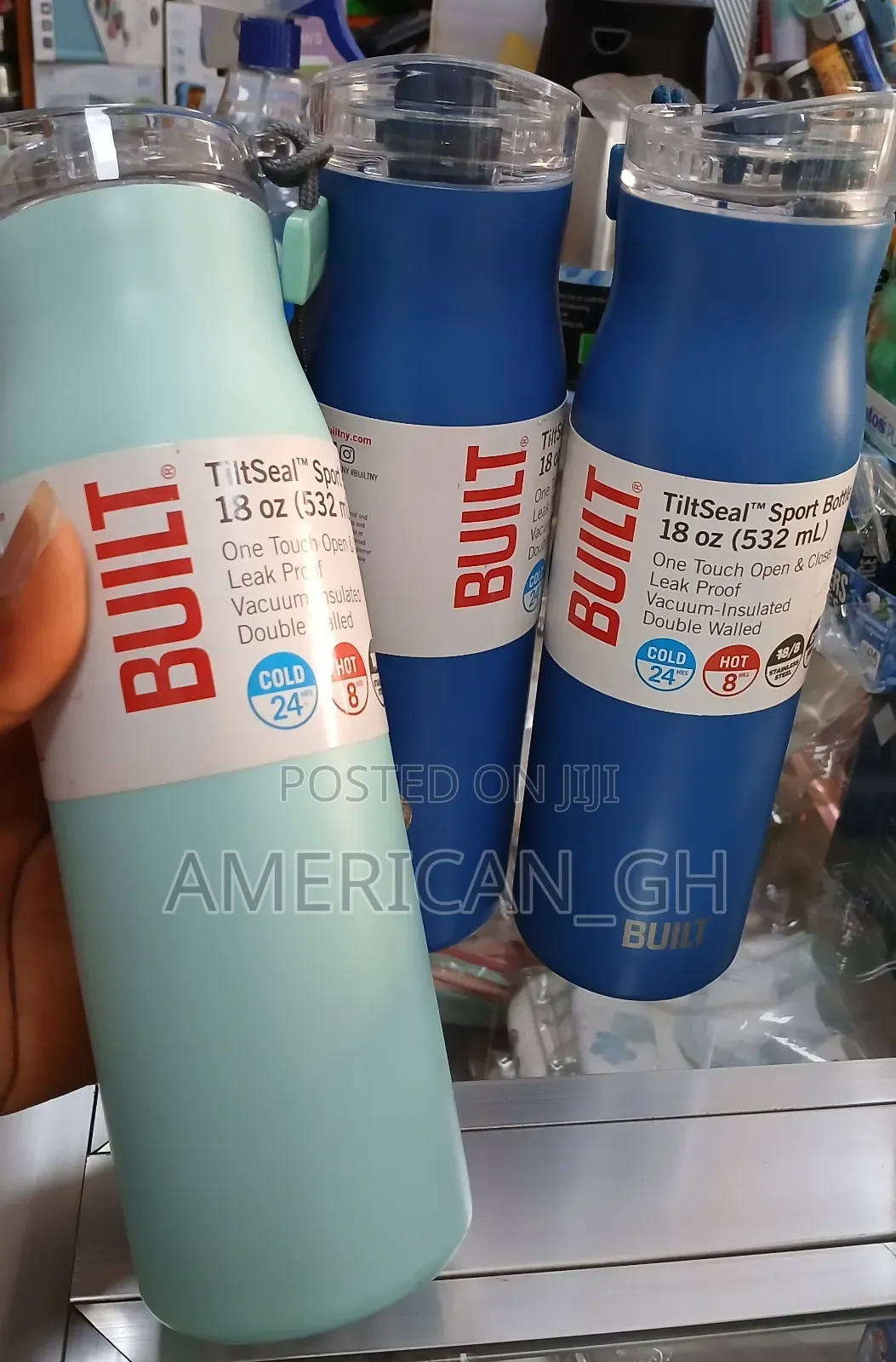 Built Insulated Vacuum Bottle, 532ml ( 8hrs Hot)