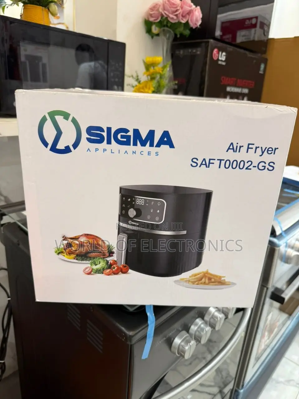 Sigma Saf Tool Ar Air Fryer Saft0002-gs.Sigma Black 4.2l 1500w
