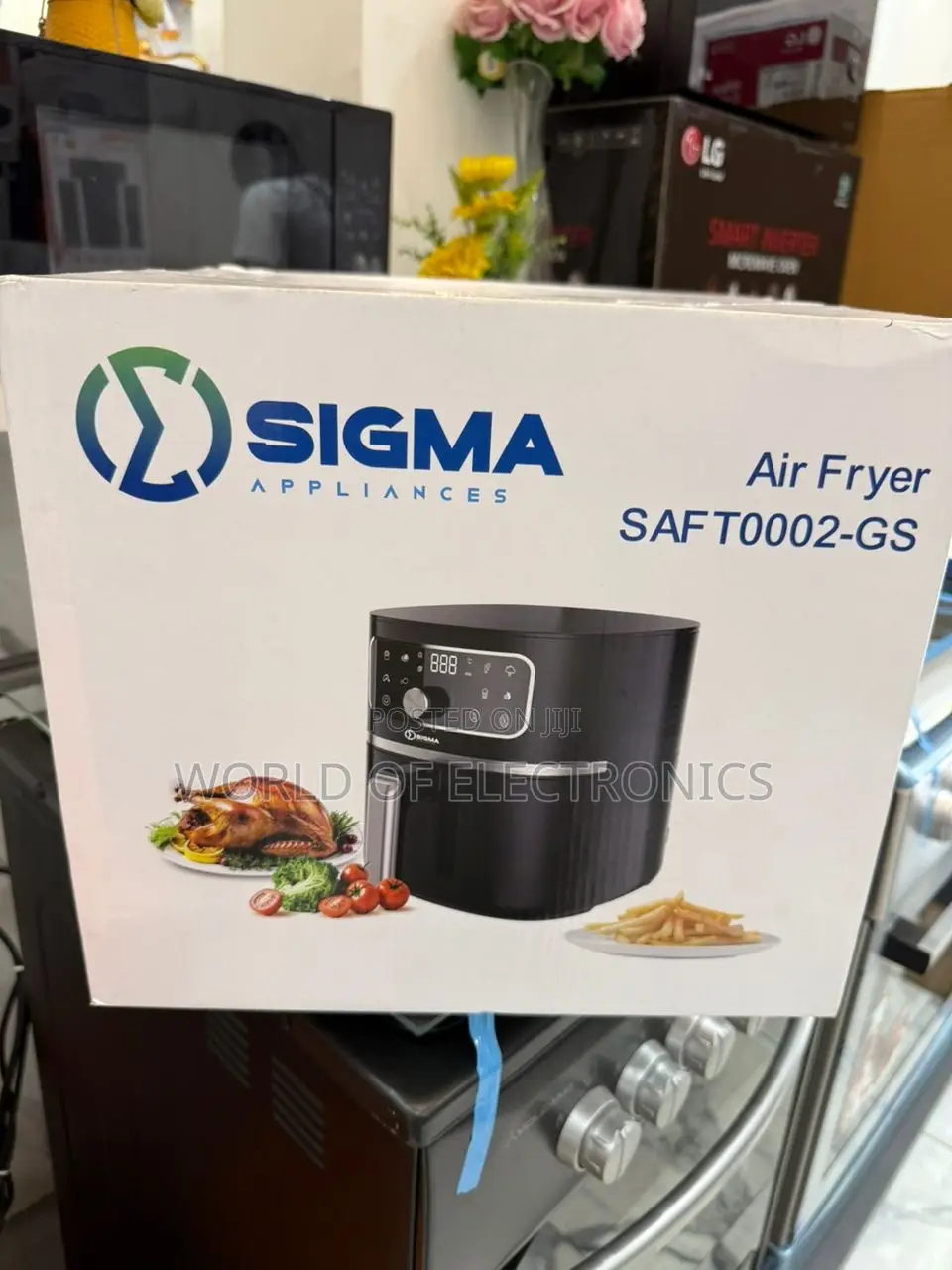Long Lasting Electric 4.2 Liters Saft0002-Gs Sigma Electric Airfryer