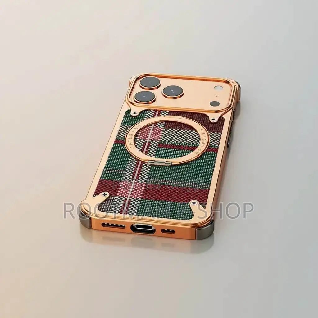 Premium Fiber Textured Case for iPhone 16 17 Pro Max Magsafe