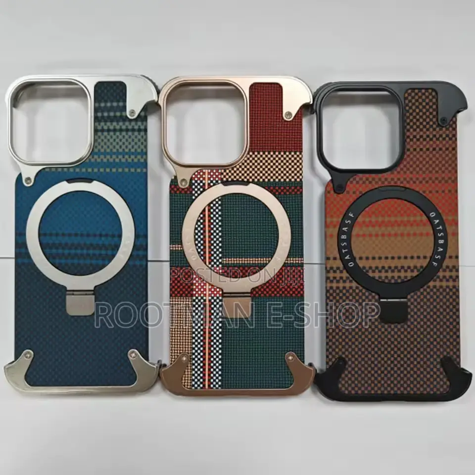 Kevlar Fiber Textured Case for iPhone 16 Pro and Pro Max Magsafe