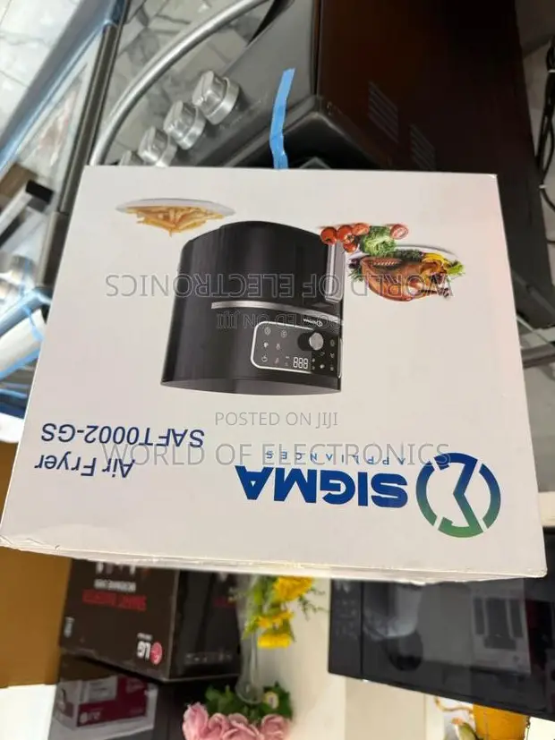 Check Out Sigma 4.2 Liters Black Saft0002-Gs Electric Airfryer