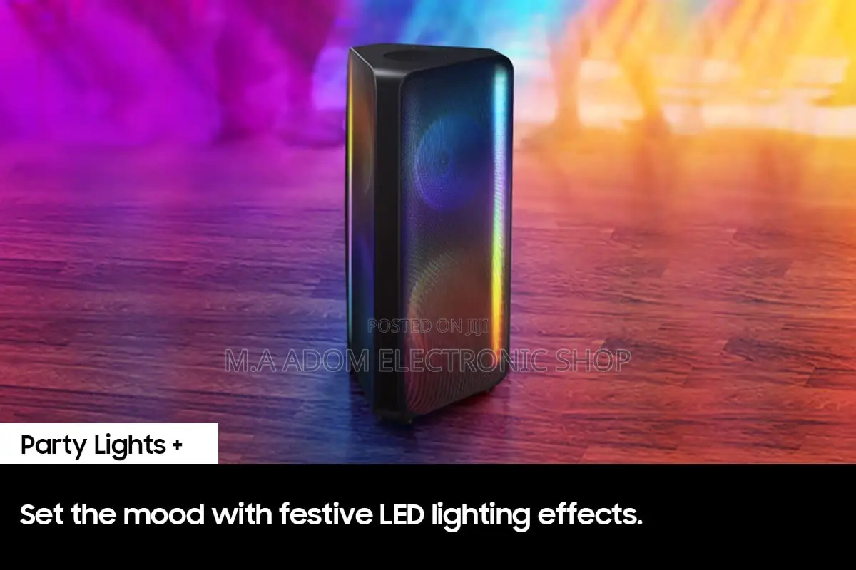 Samsung Sound Tower Shape 240w Bt Lighting Rechargeable Black Mx -St50