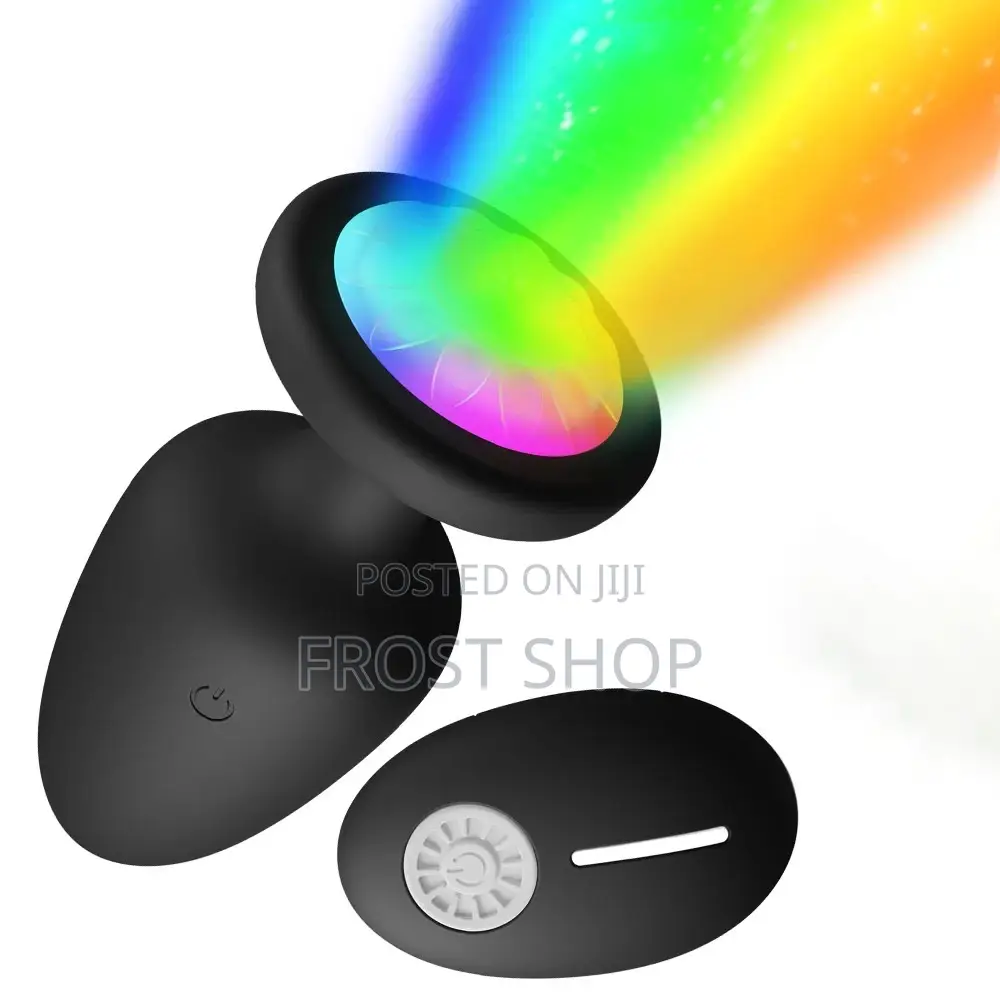 Led Anal Butt Plug Wireless Remote Vibrating Prostrates Massager
