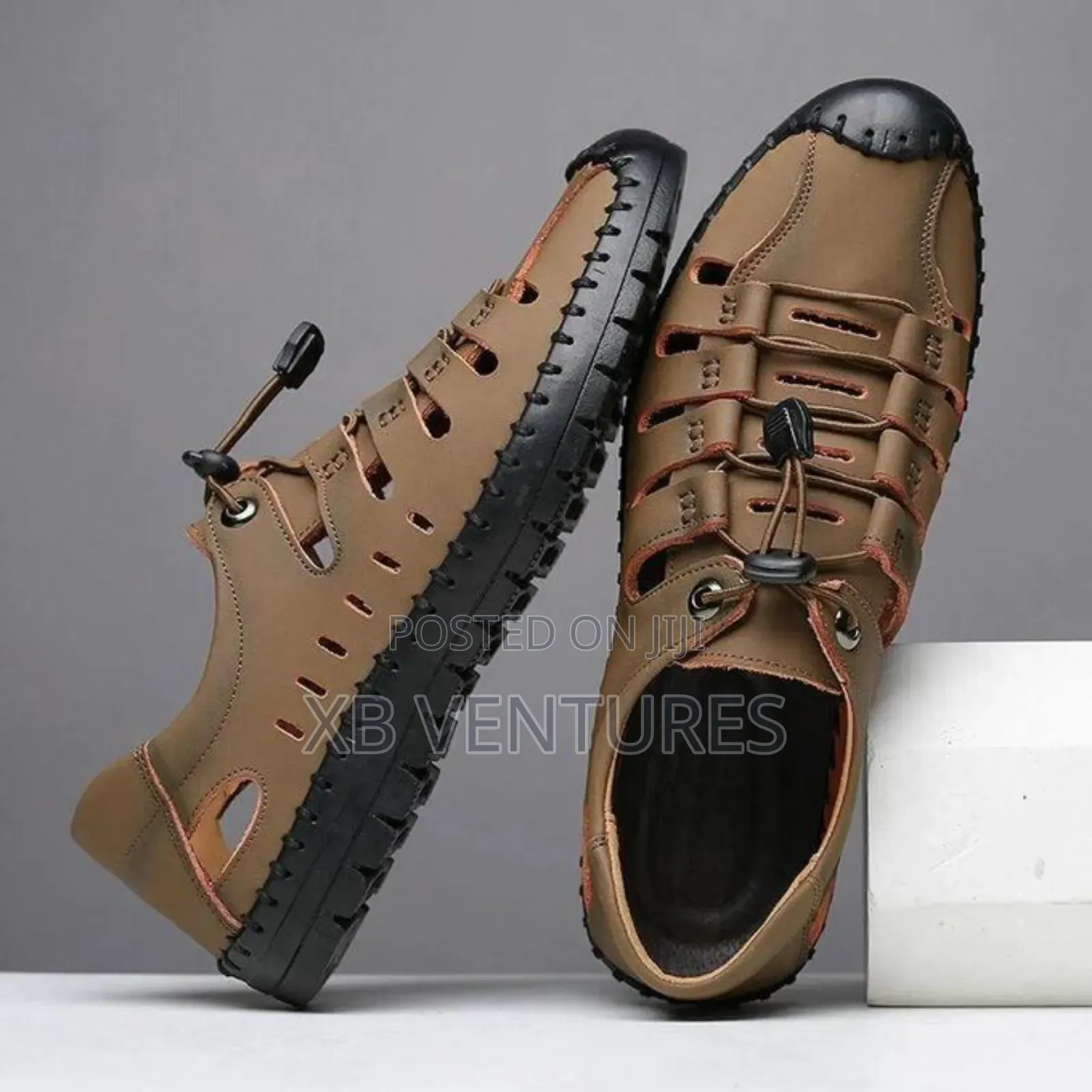 Anti-Slip Sole, Comfortable Summer Sandals - Dark Brown