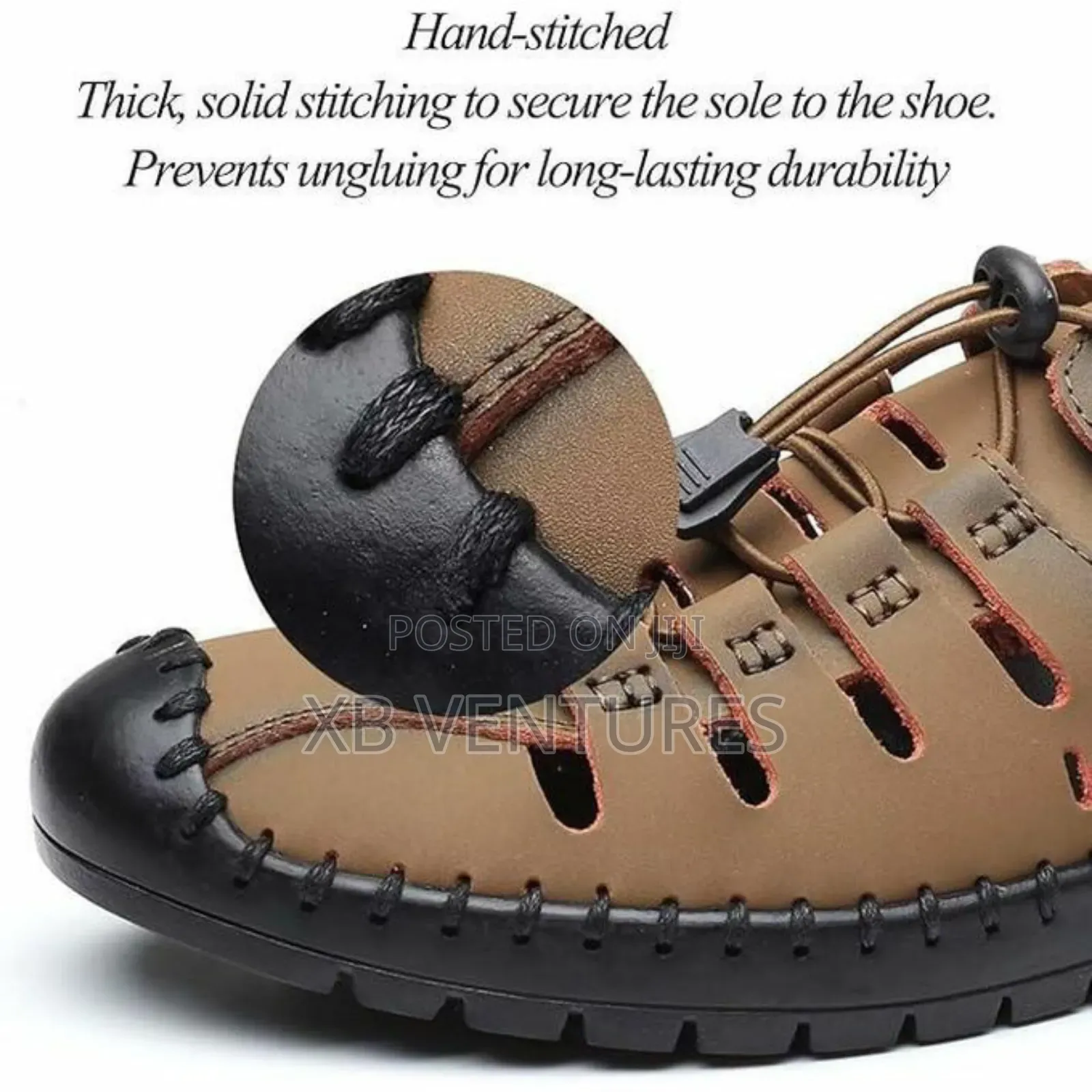 Anti-Slip Sole, Comfortable Summer Sandals - Dark Brown