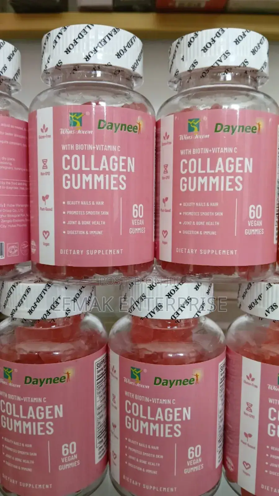 Winstown Collagen Gummies With Biotin Vitamin C