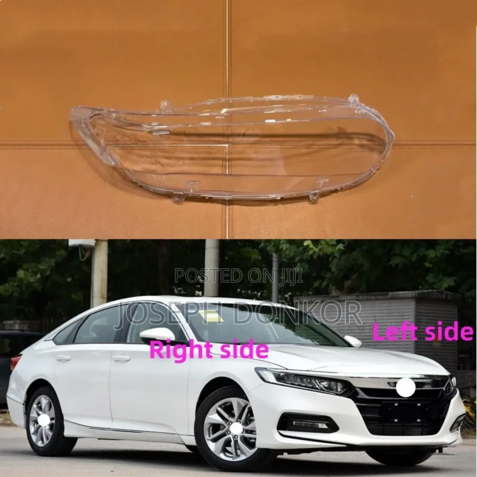 Accord Headlight Lens/Cover 2018,2019,2020,2021,2022
