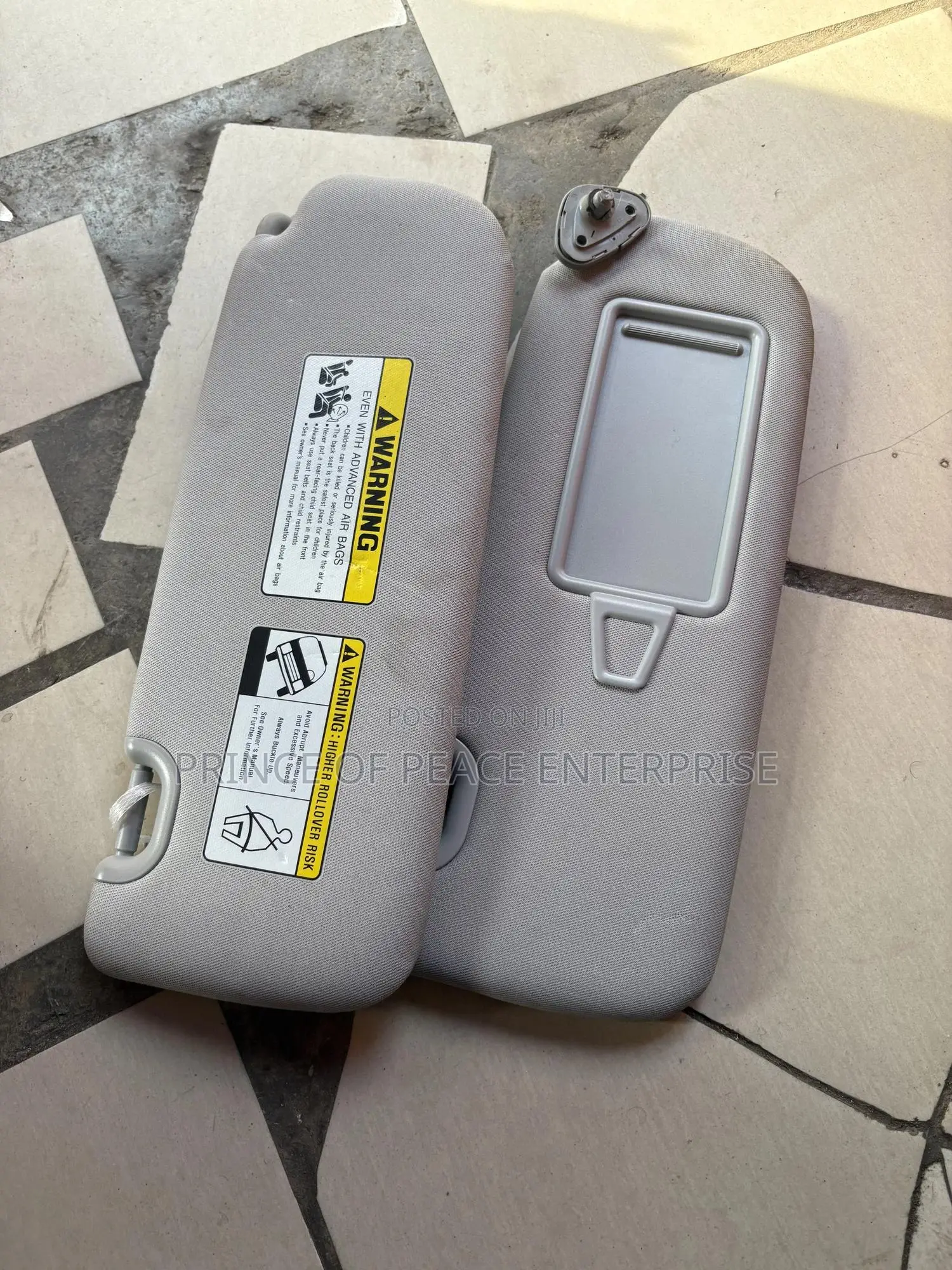 Honda Civic 2006 2007 2008 2009 2010 2011 Inside Sun Visors Pair