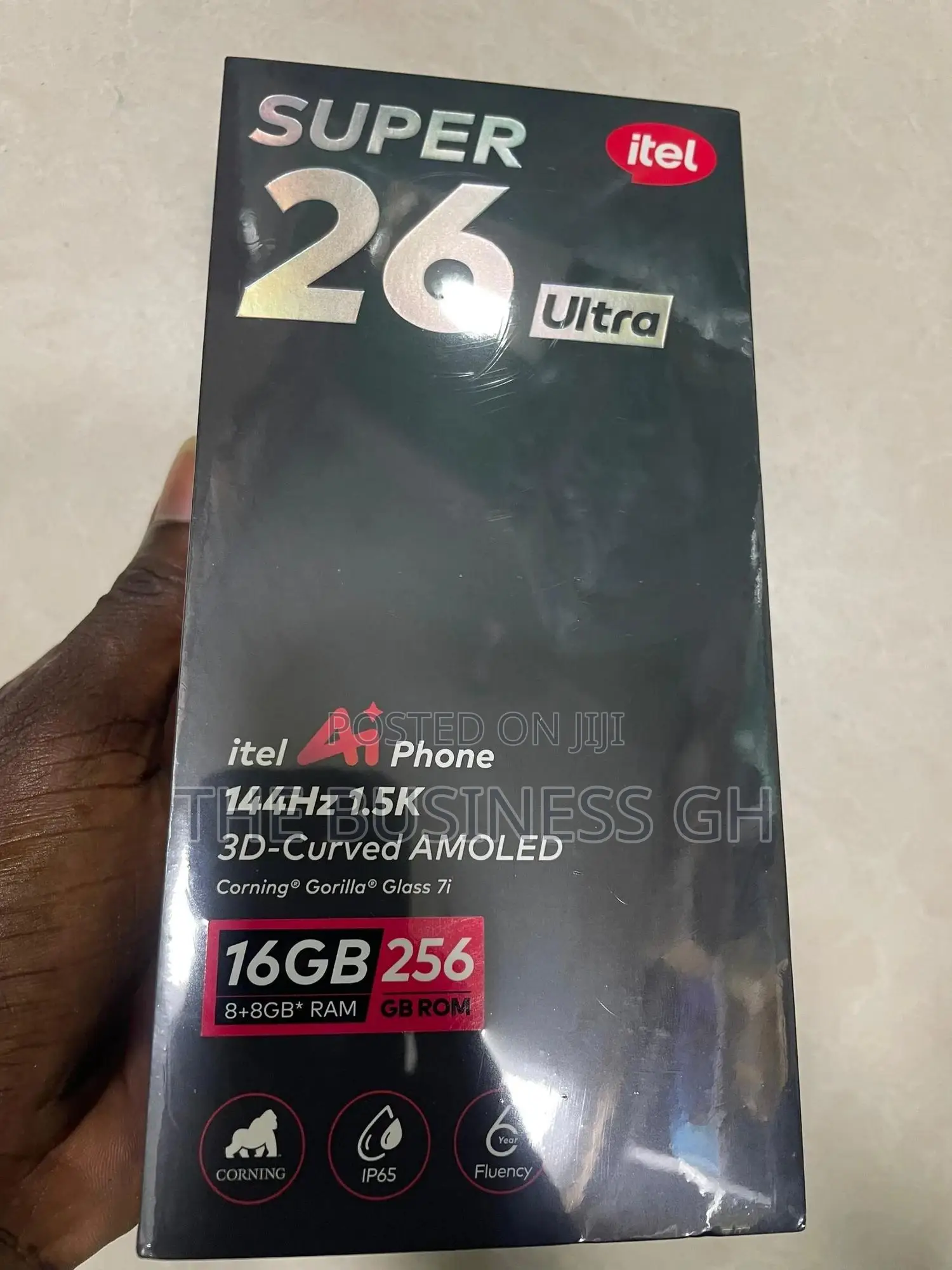 New Itel Super 26 Ultra 256 GB Black