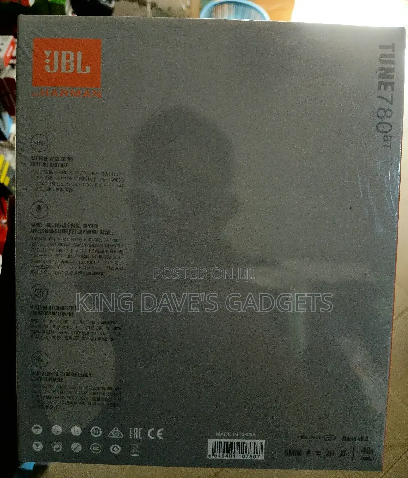 JBL Tune 780bt Headset
