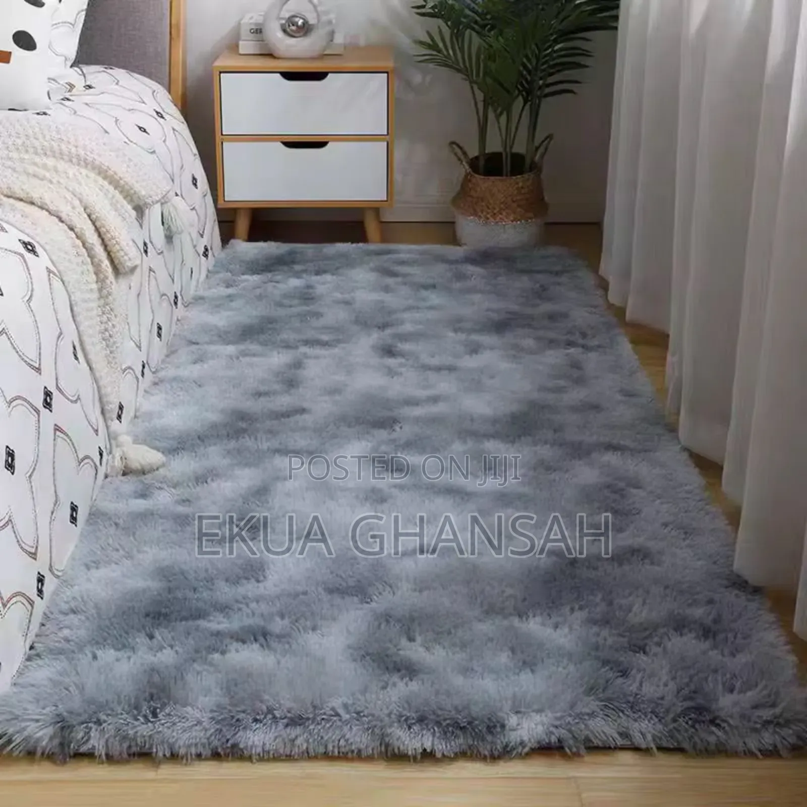 Fluffy Bedside Mat