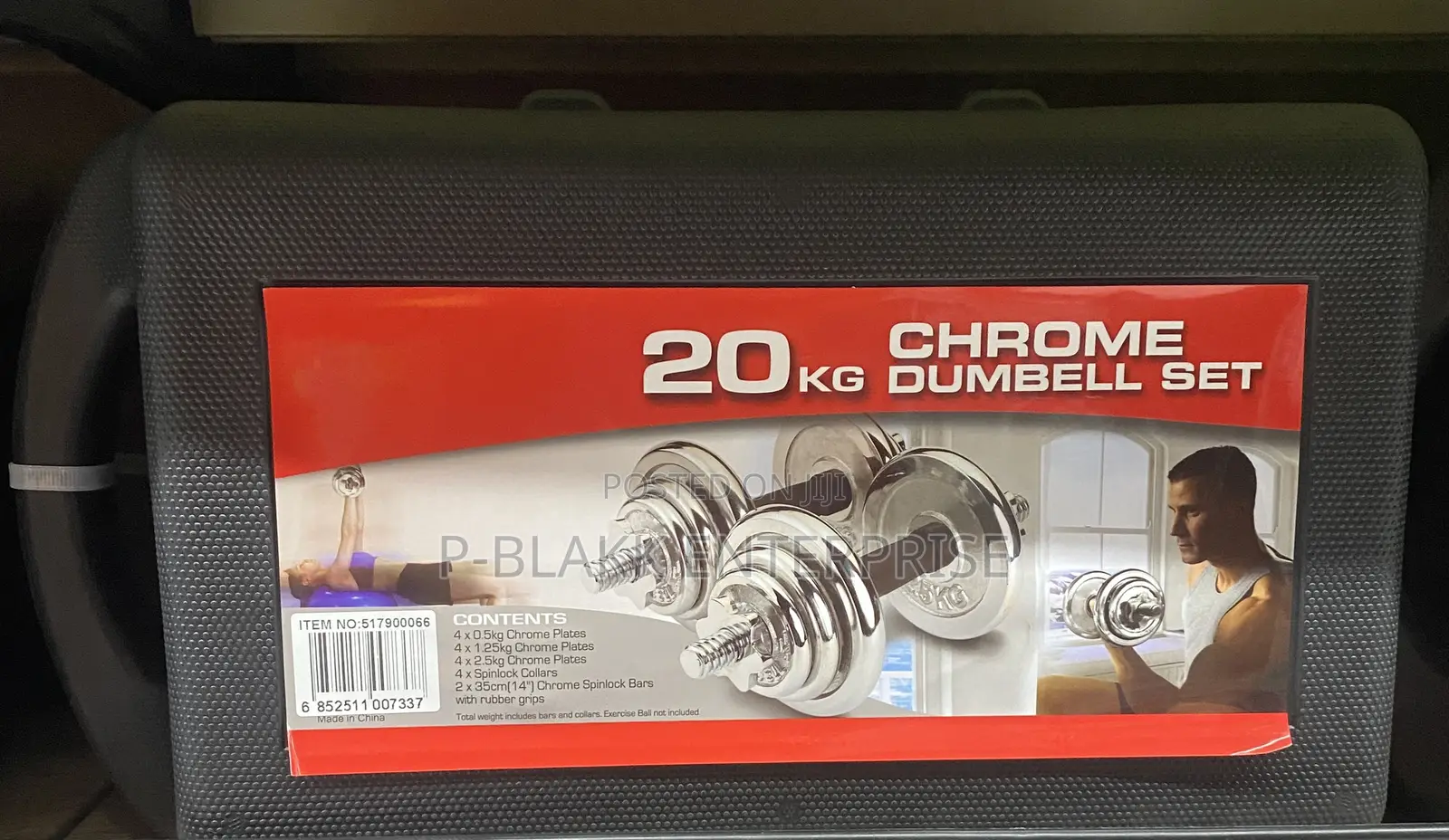 20kg Chrome Dumbbell Set 10kg*2