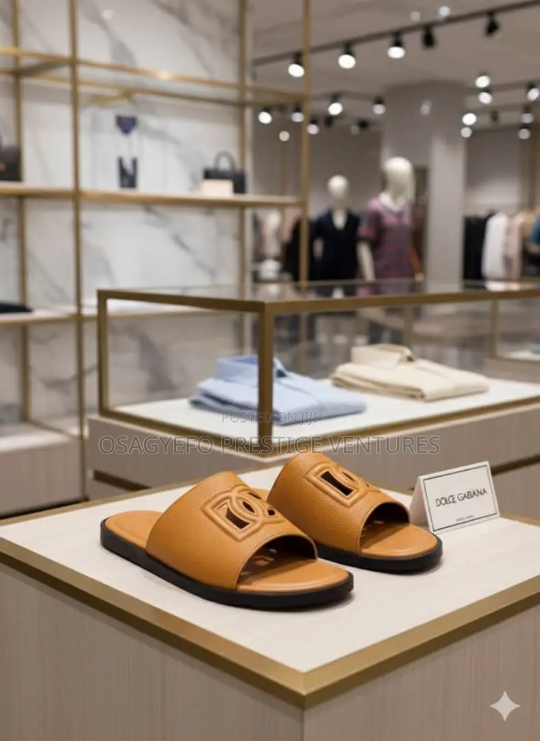 Original D G Slippers Brown