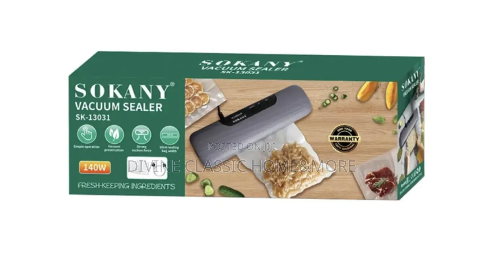 Sokany Vacuum Rubber Sealer (60kpa)