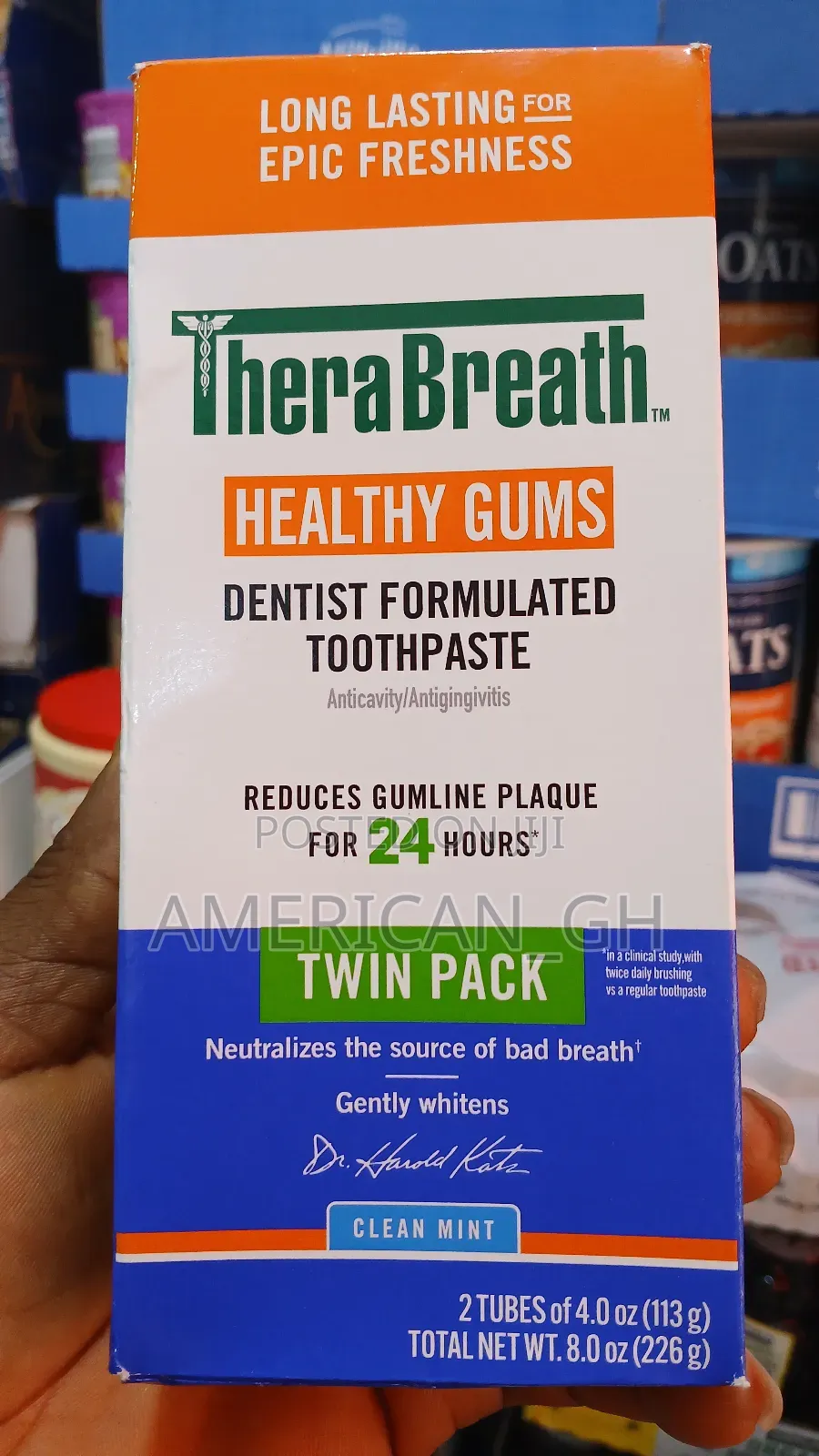 Therabreath Healthy Gum Toothpaste(Twin Pack)