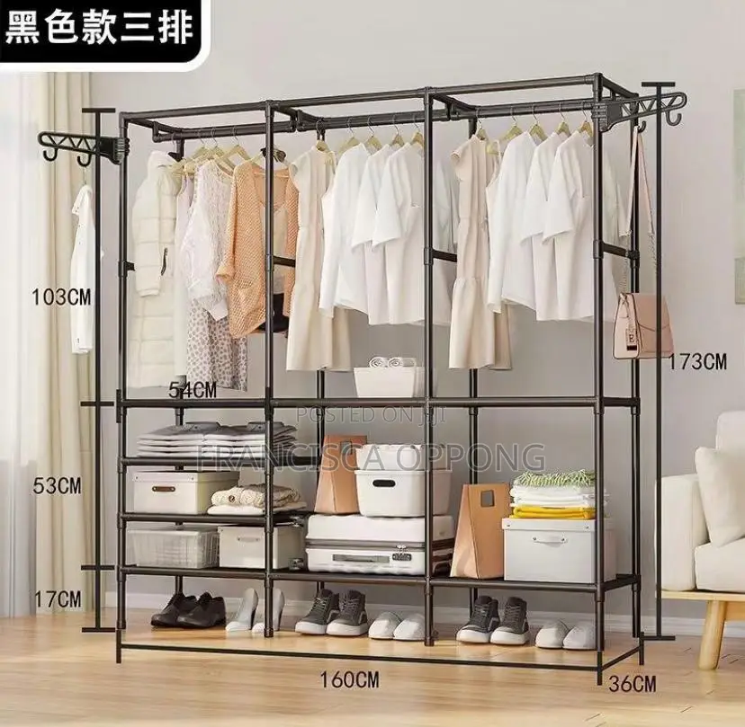 Clothes Rack Heavy Duty(Wardrobe Closet)