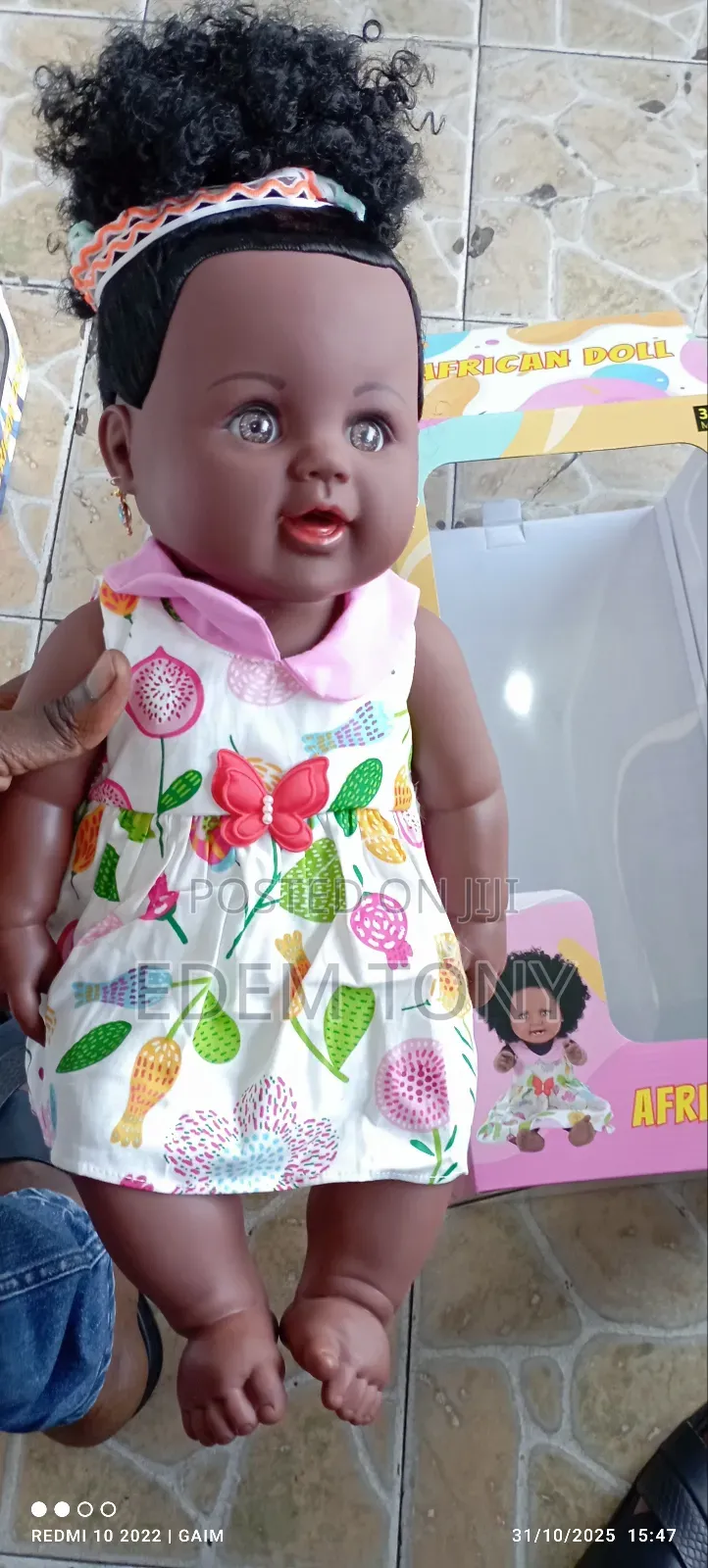 Realistic Dolls African - 19inch