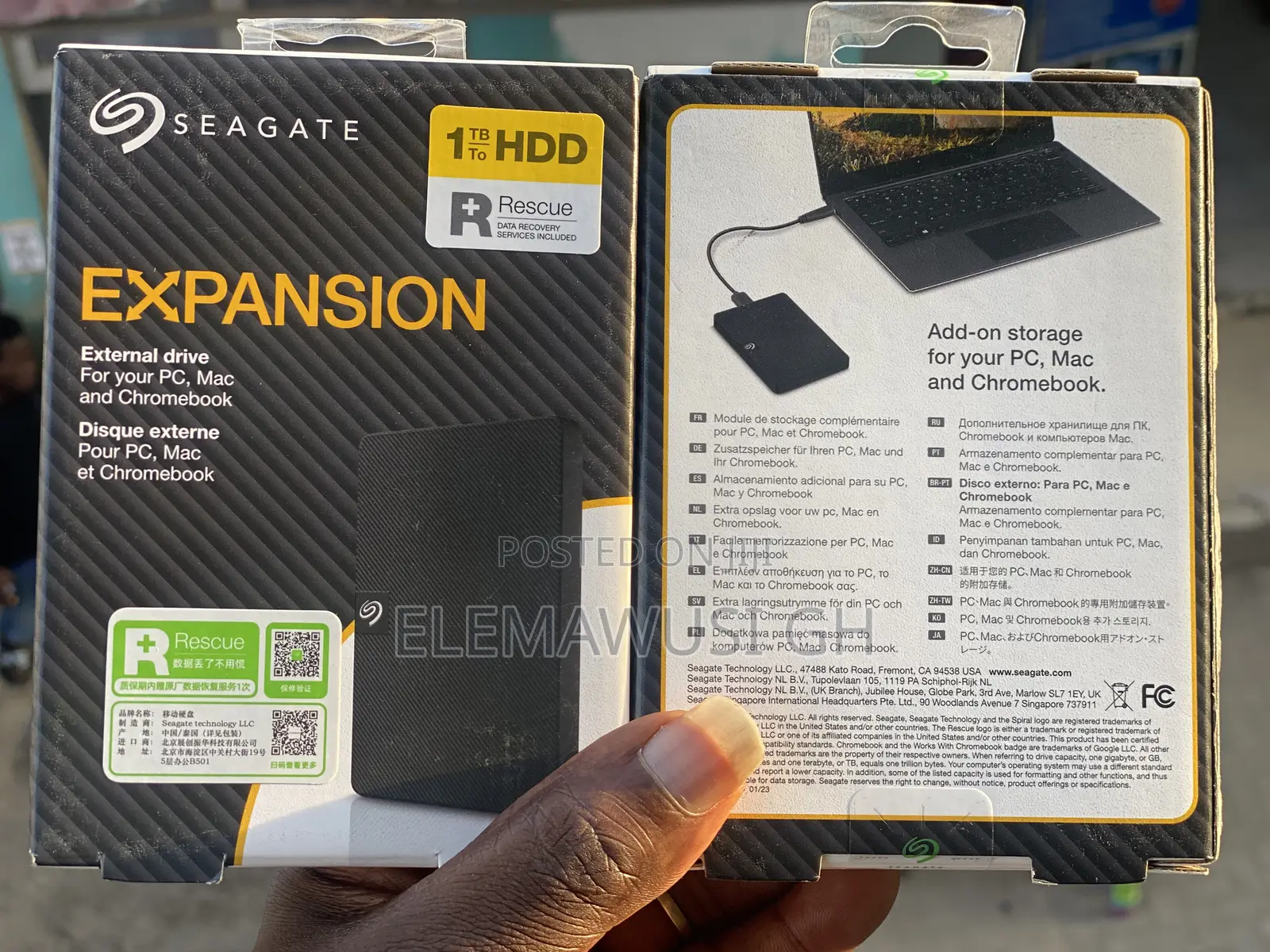 Seagate 1tb External Hard Drive