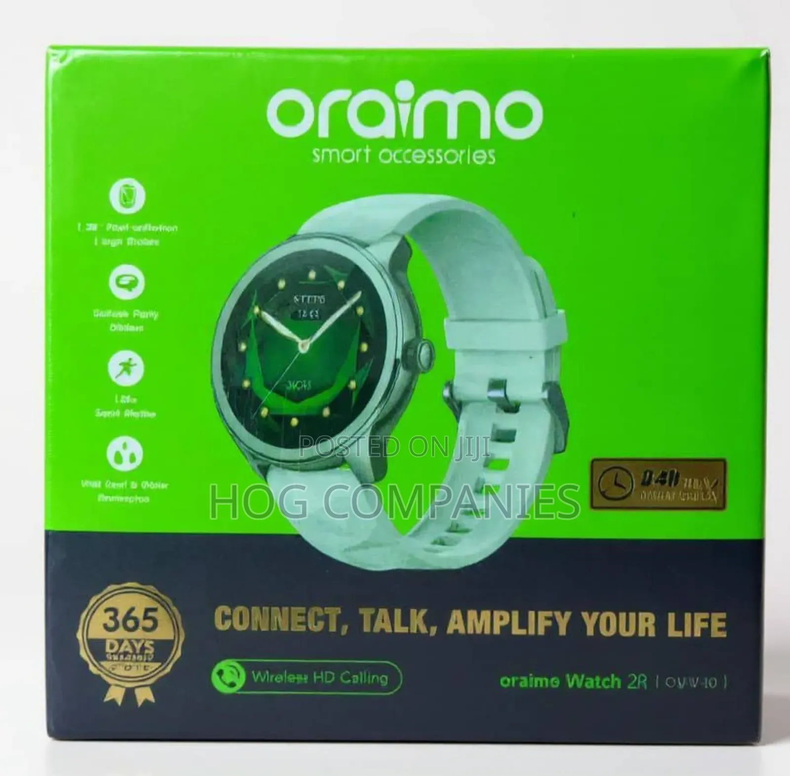 Oraimo Watch 2r Colorful 1.39" TFT Ip68 Smart Watch