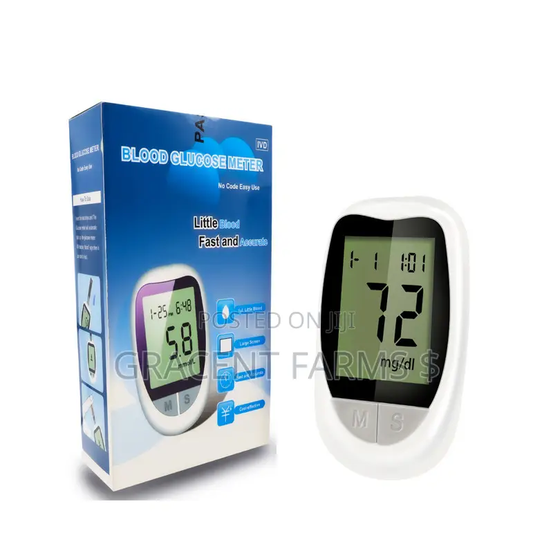 Blood Glucose Meter + 50 Lancet + 50 Strips