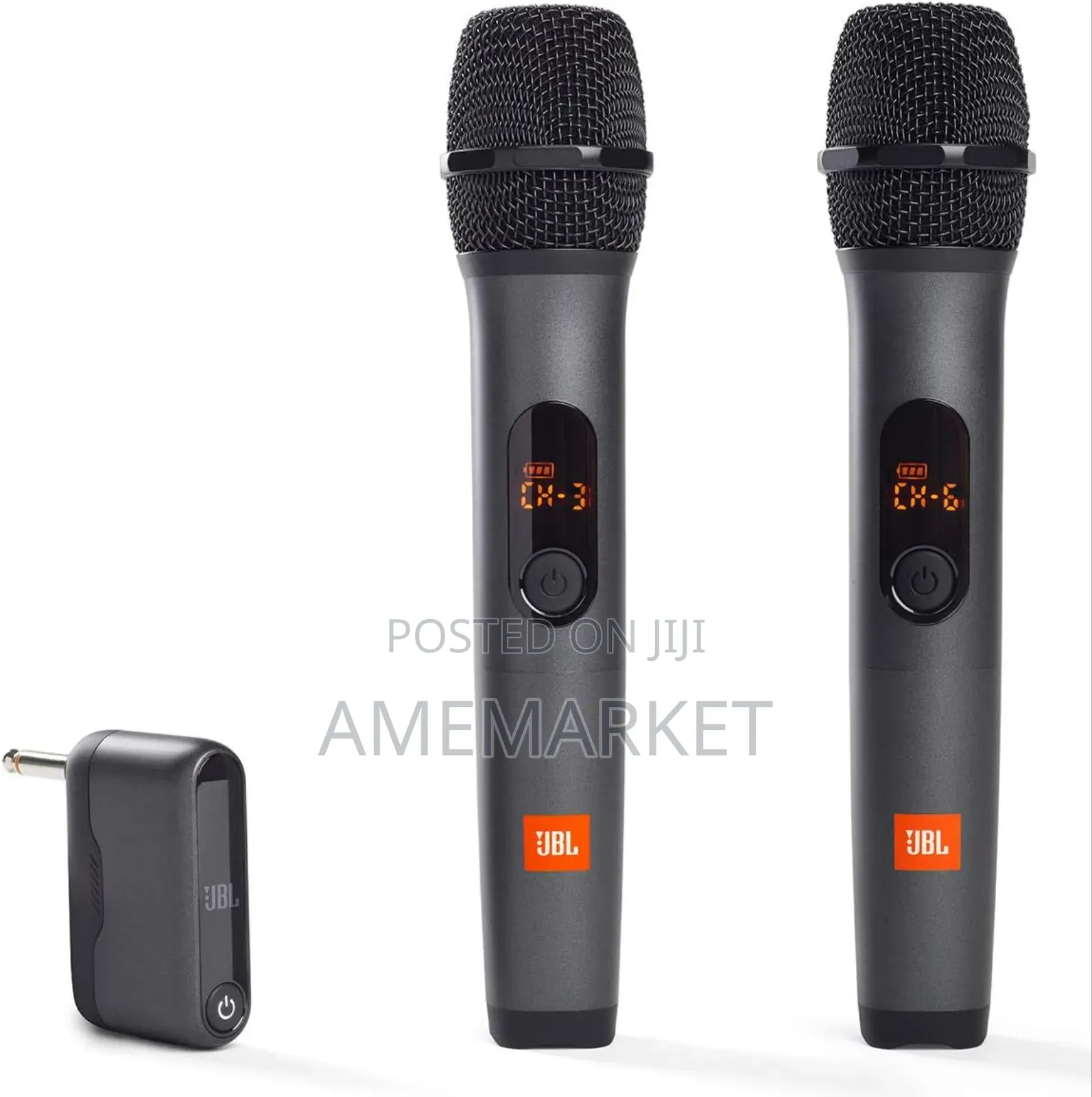 JBL Wireless Two Microphone System With Dual-Channel Receiver