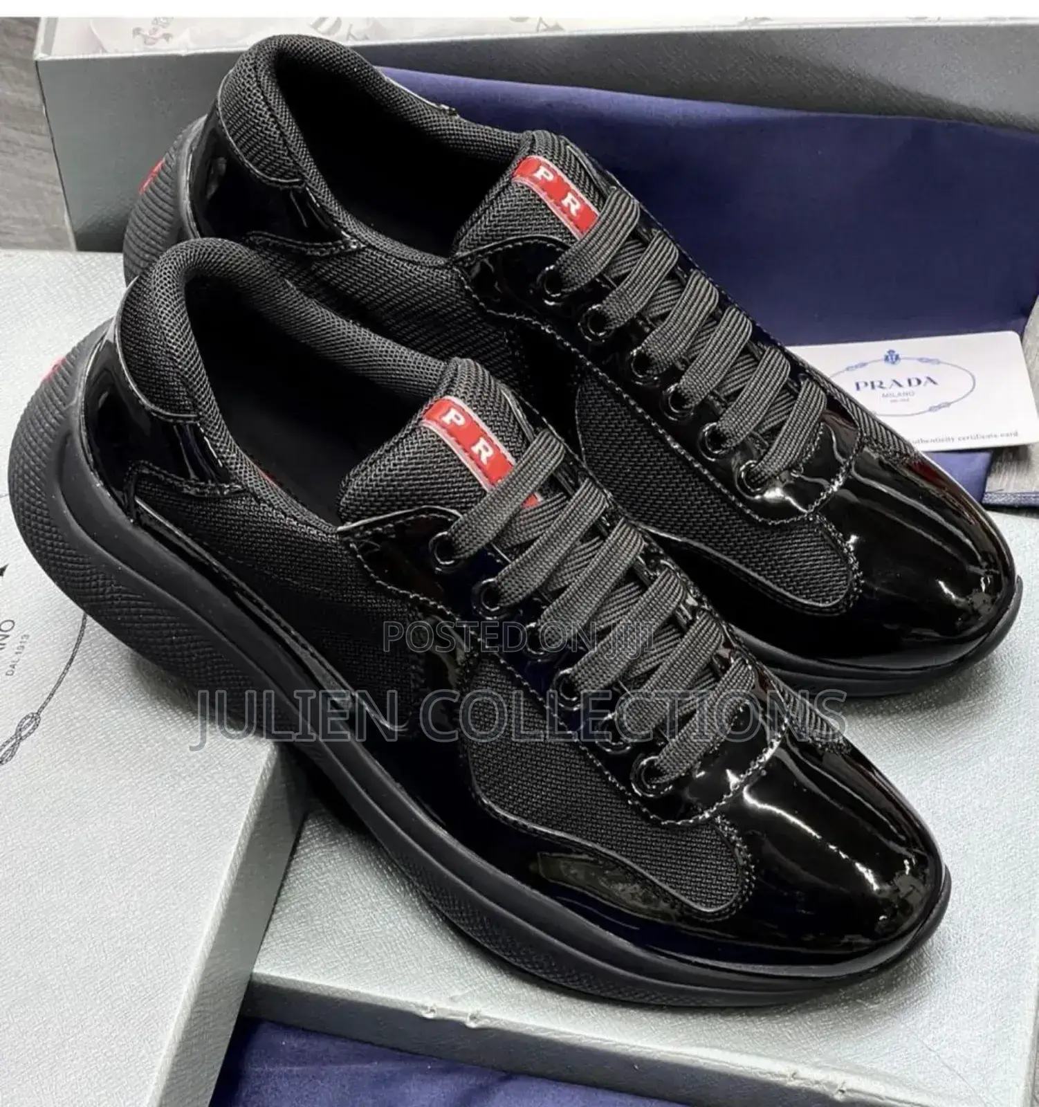 Prada America's Cup Og Leather Mirror