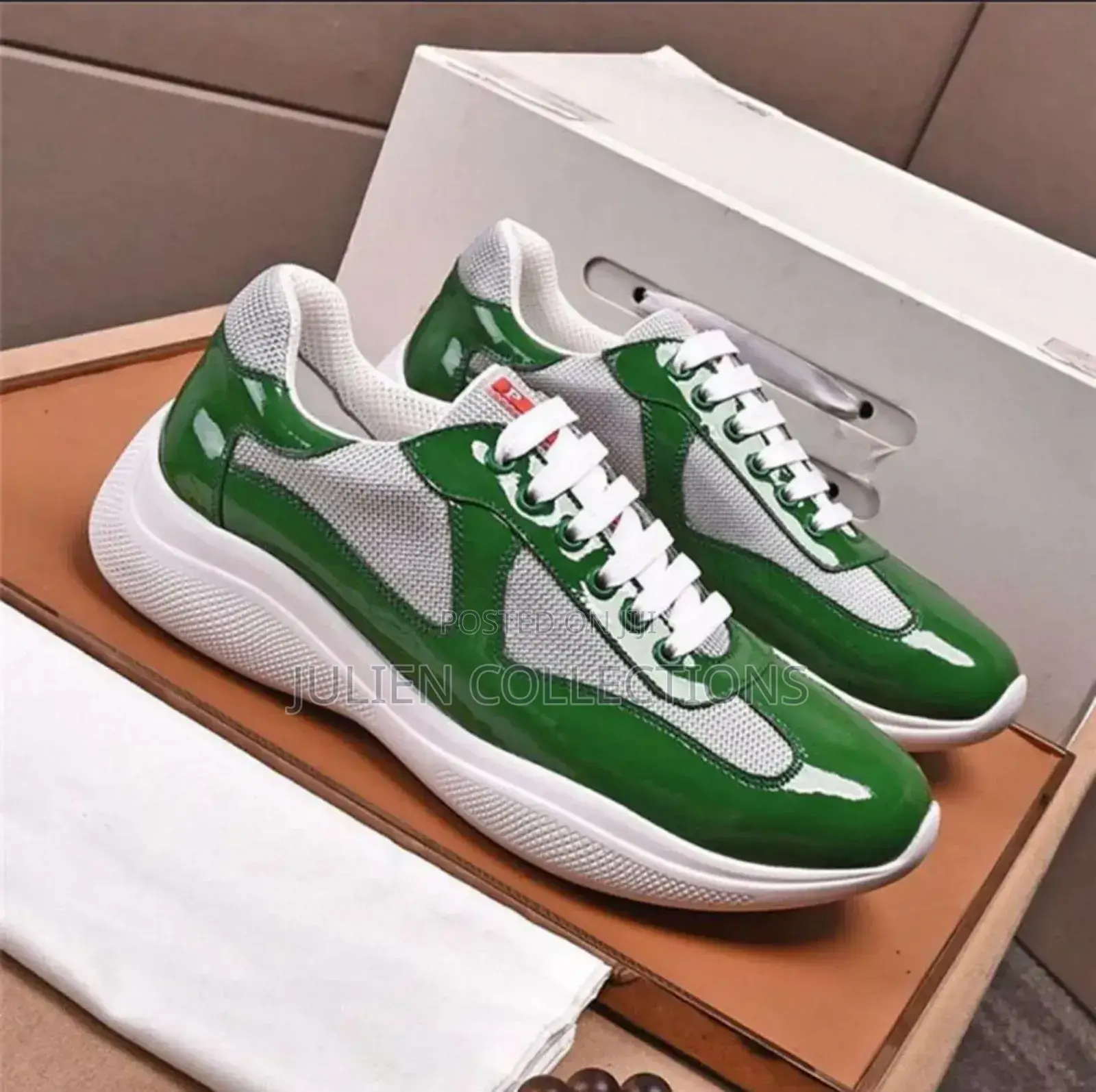 Prada America's Cup Og Leather Mirror