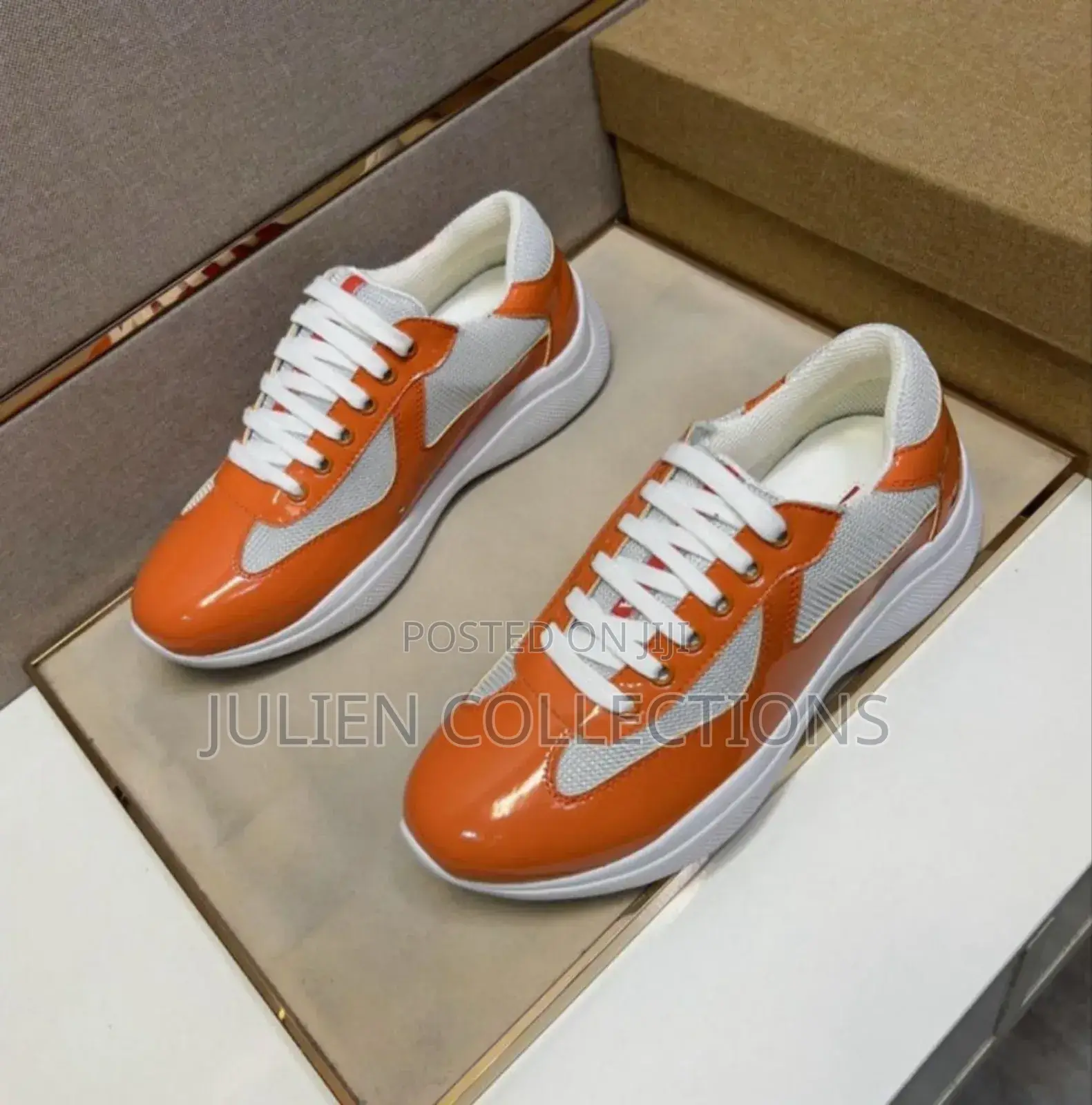 Prada America's Cup Og Leather Mirror