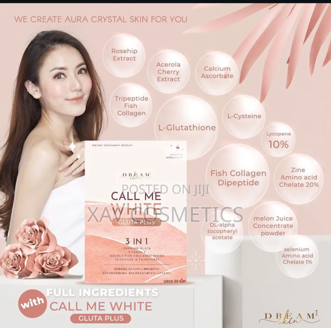 Call Me White Gluta Plus 3 N 1 Supplements