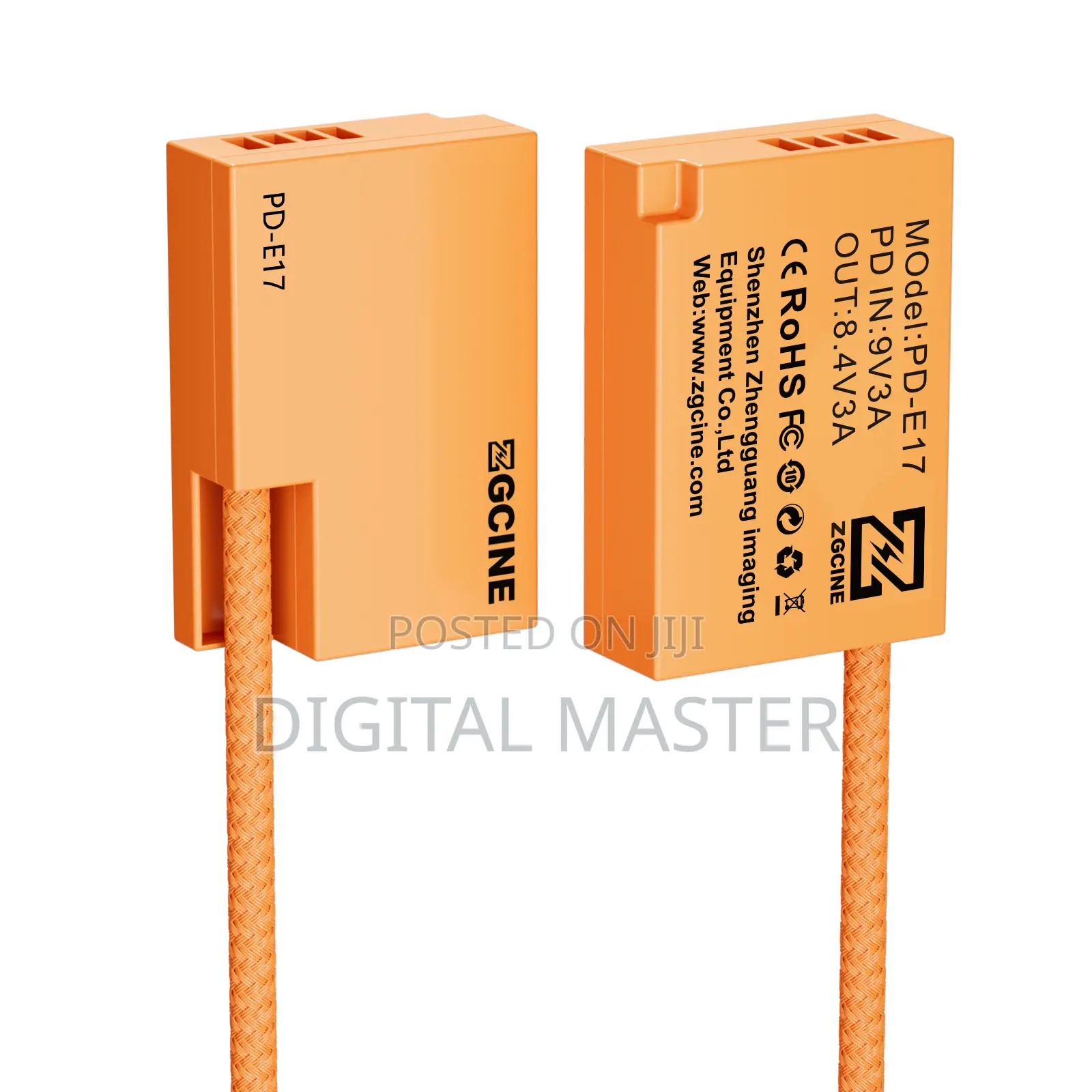 Zgcine Usb-c Pd To Lpe17 For Canon Dummy Battery Cable