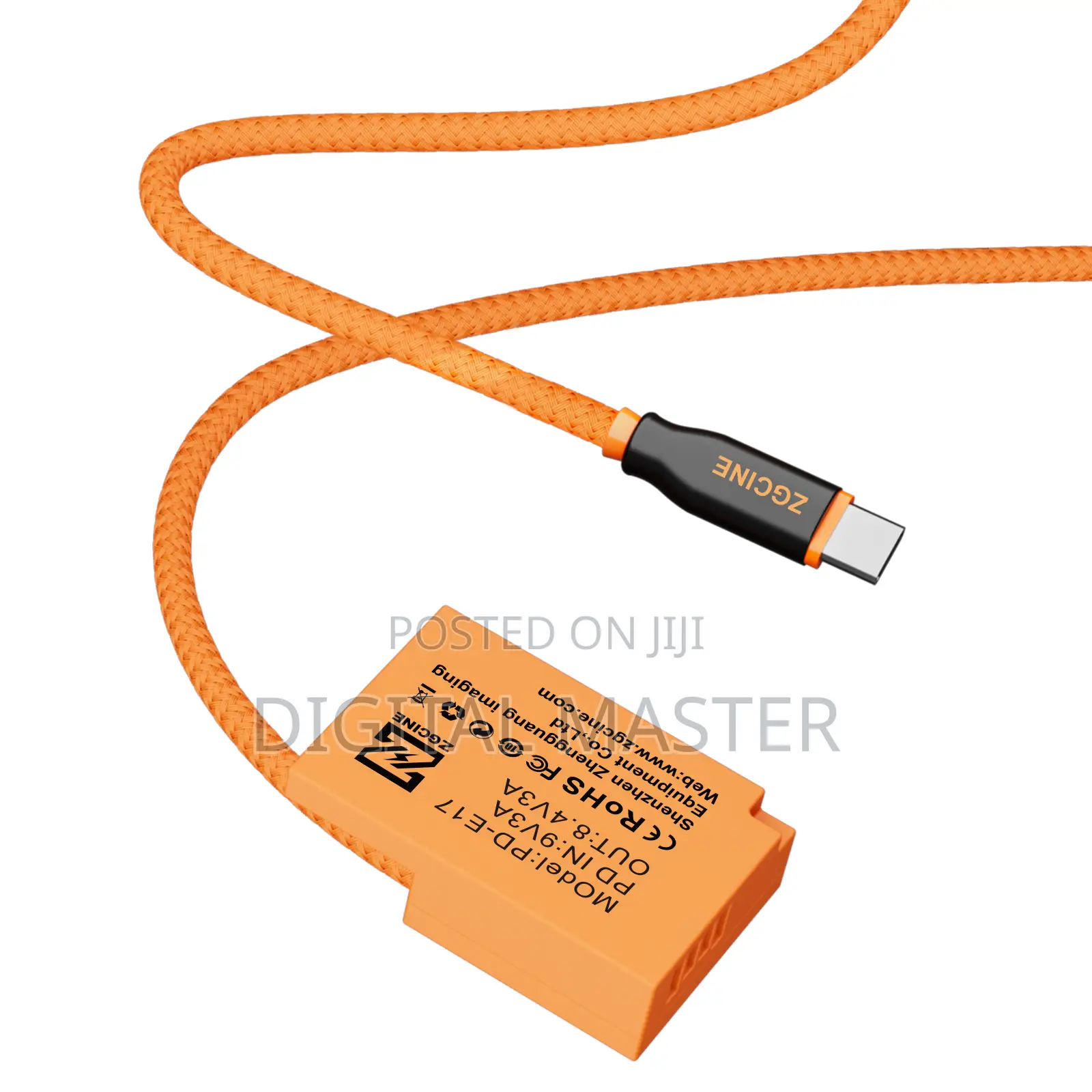Zgcine Usb-c Pd To Lpe17 For Canon Dummy Battery Cable