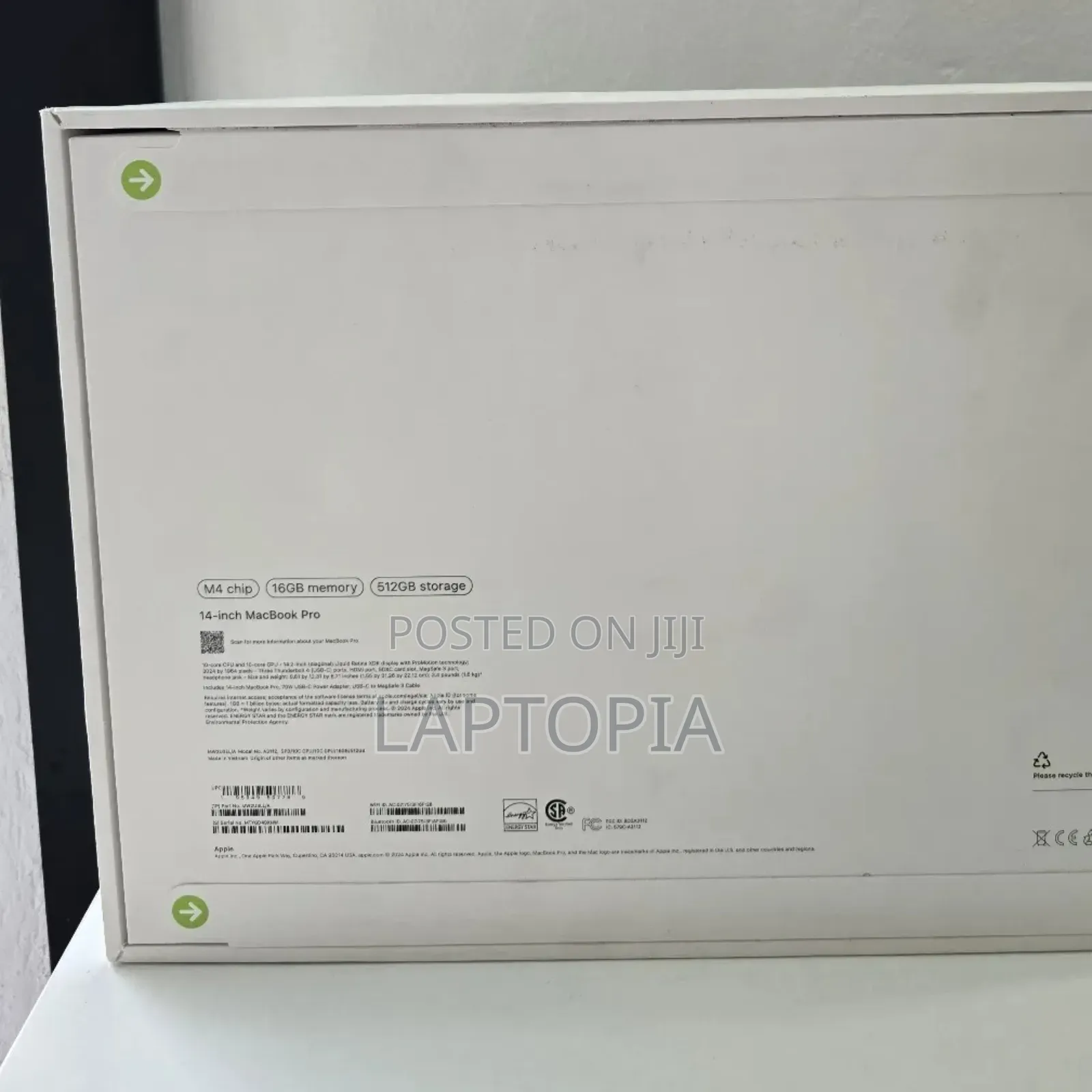 New Apple MacBook Pro 2024 M4 14-inch 16GB Apple M4 Pro SSD 512GB