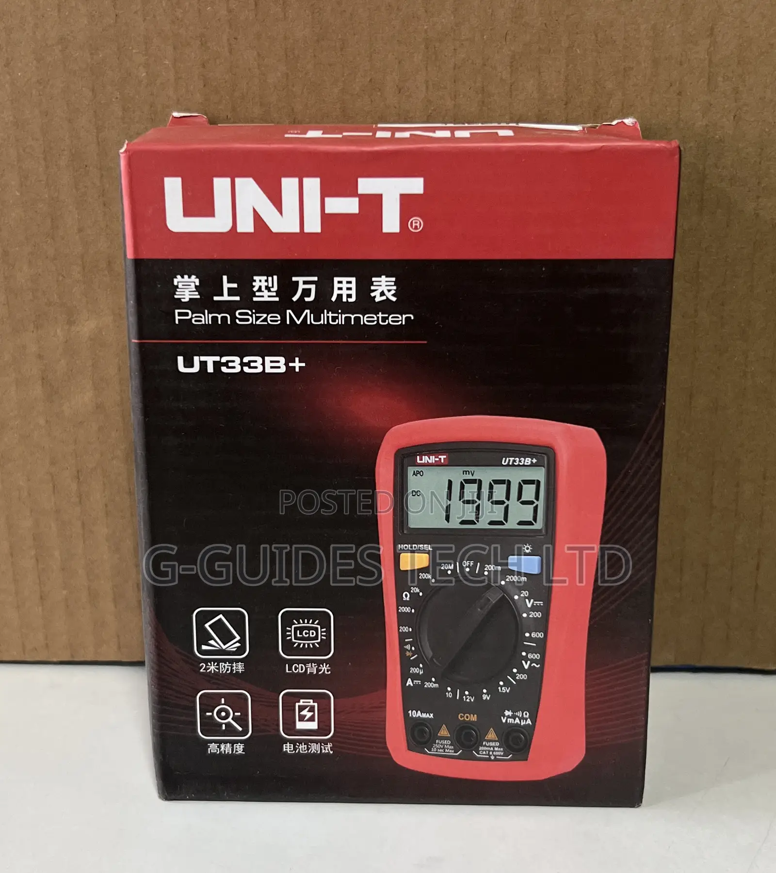 Uni-T Palm Size Digital Multimeters Ut33b+