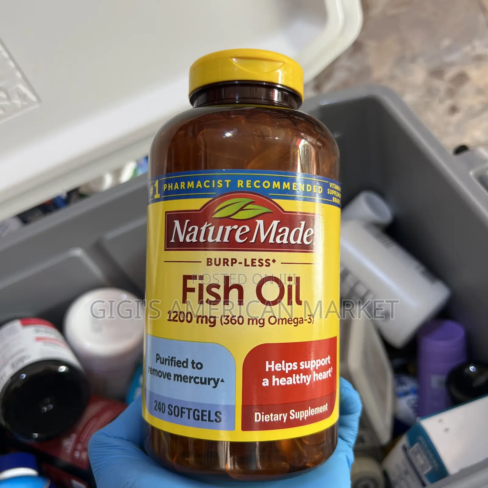Nature Made Fish Oil 240softgels 1200mg