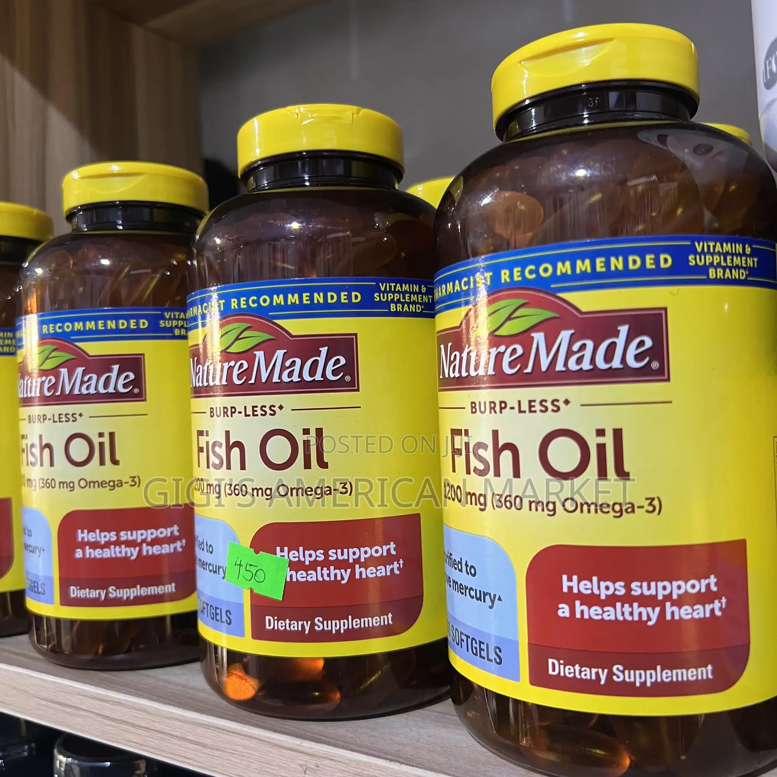 Nature Made Fish Oil 240softgels 1200mg