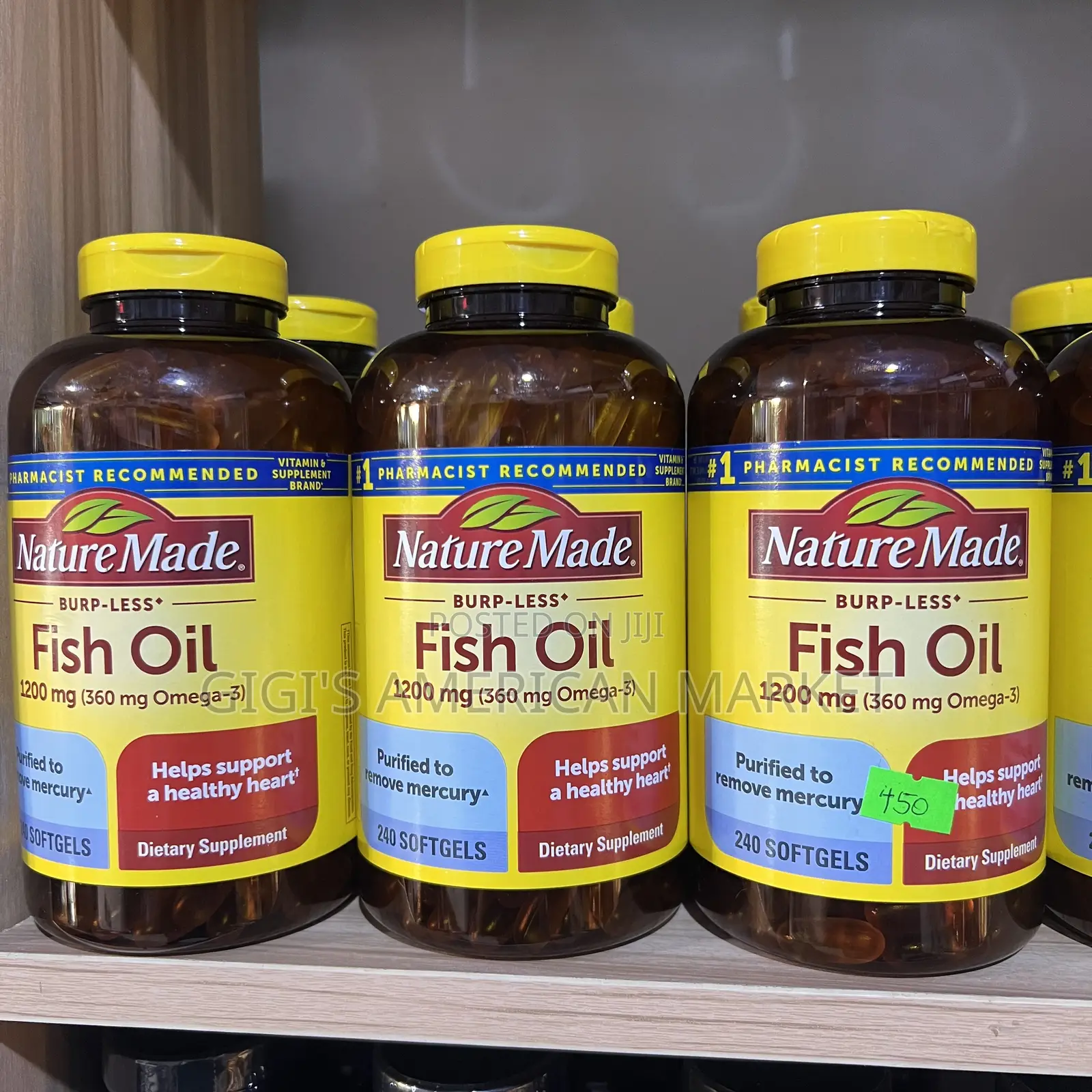 Nature Made Fish Oil 240softgels 1200mg