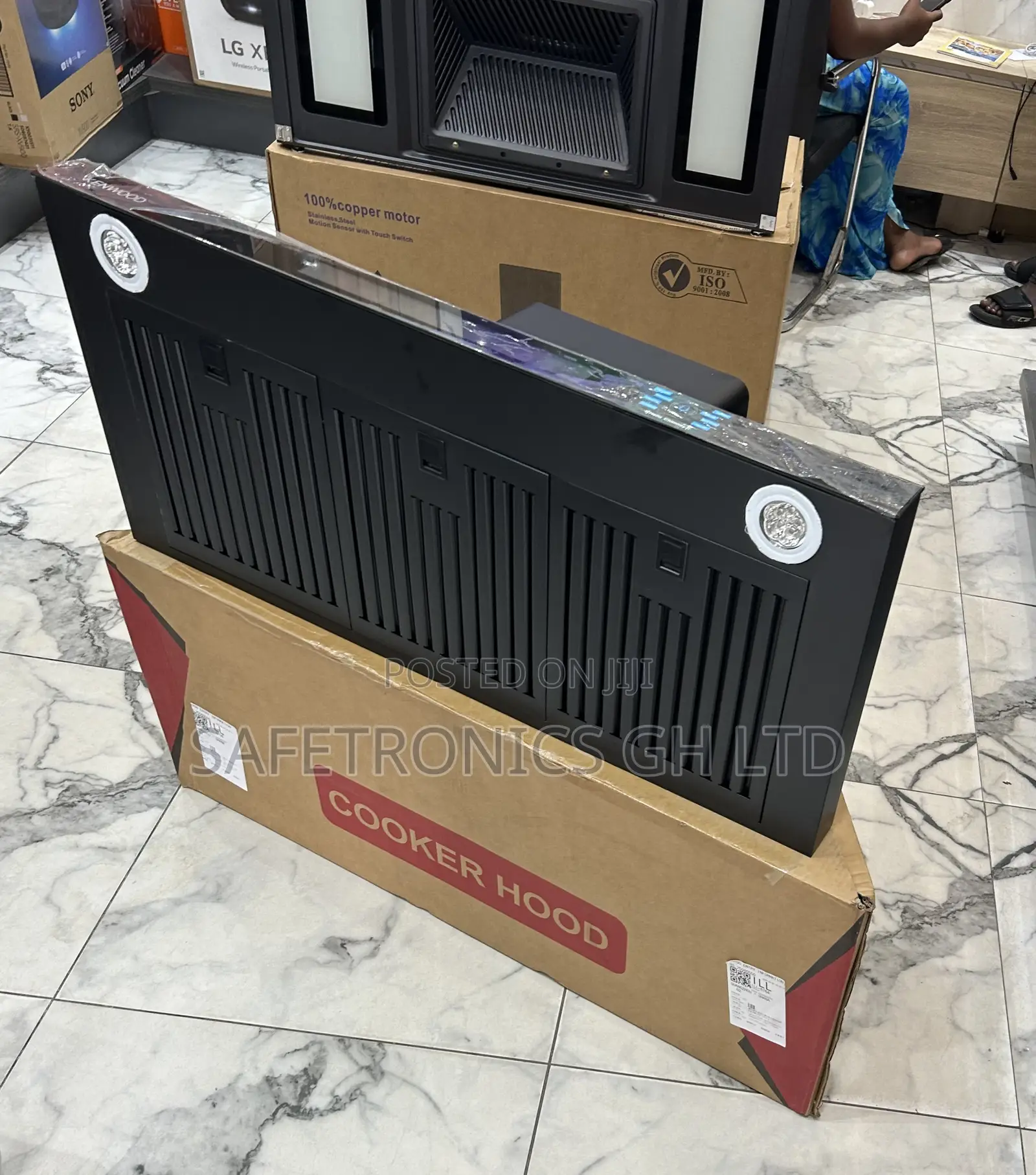 Get Durable Kenwood 90cm Electric Black Heat Extractor