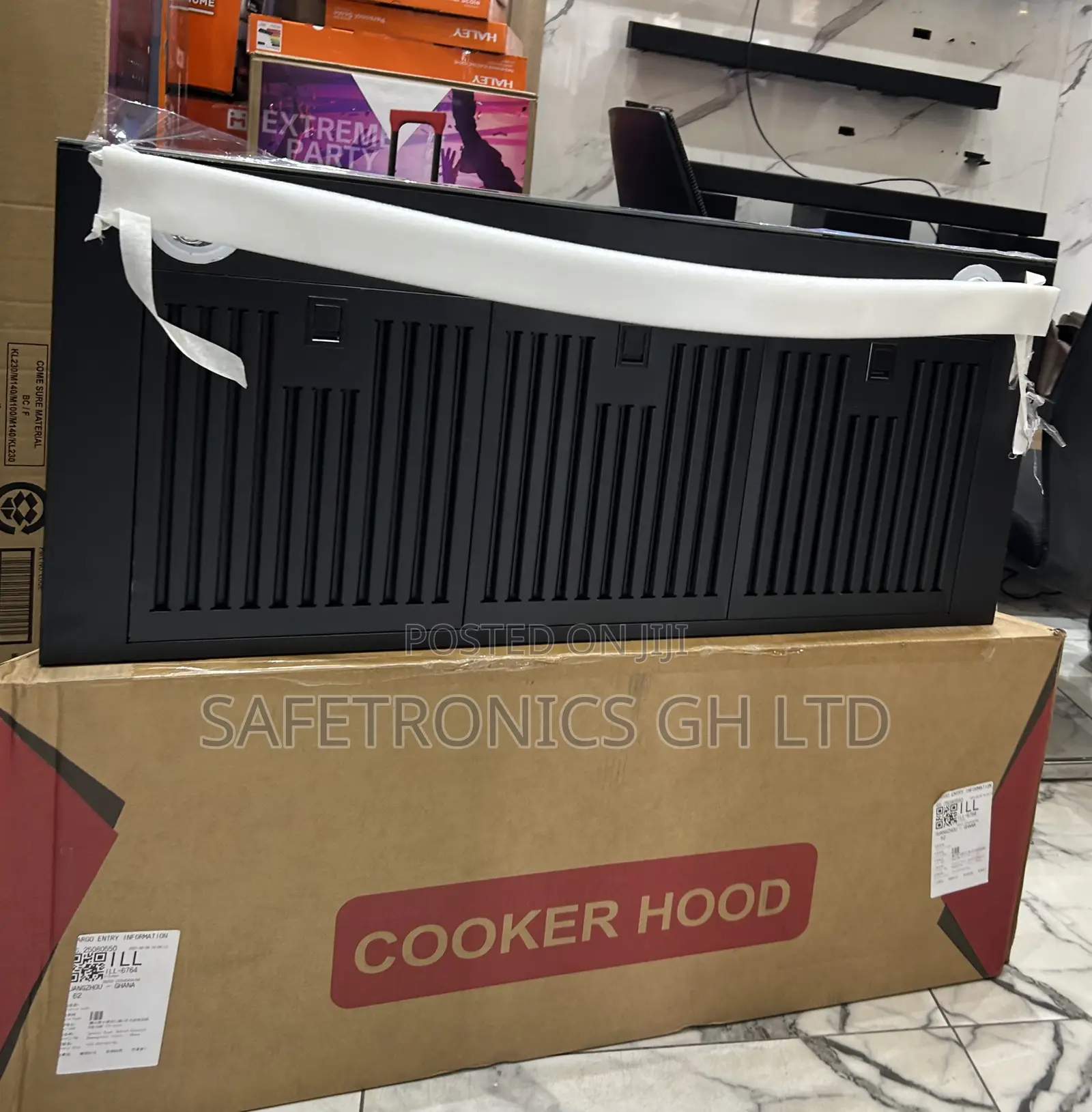 Lastest Good Kenwood 90cm Black Heat Extractor