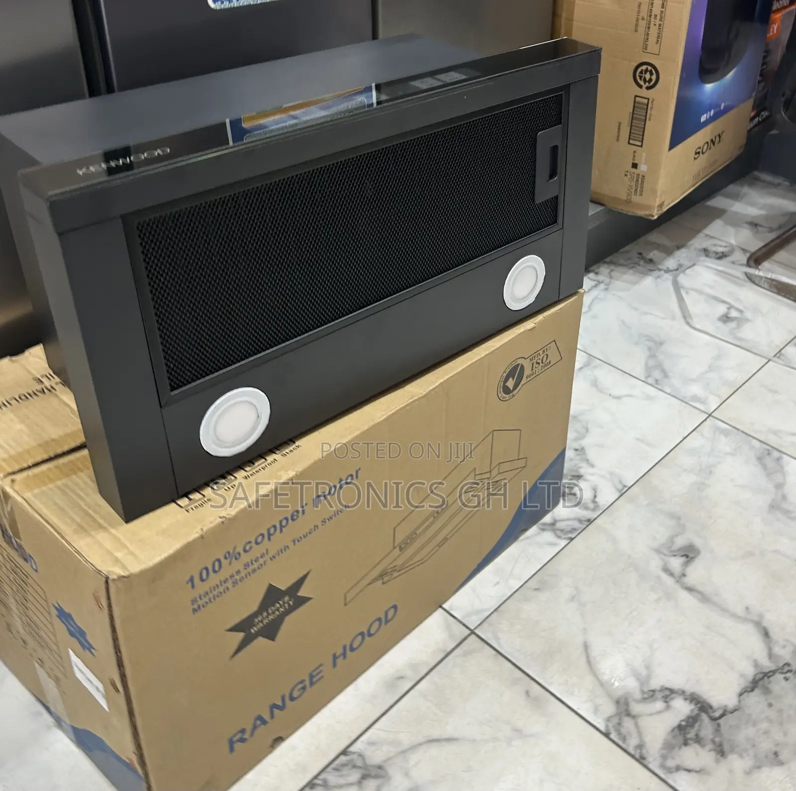 Valuable (Kenwood) Black Electric 60cm Heat Extractor